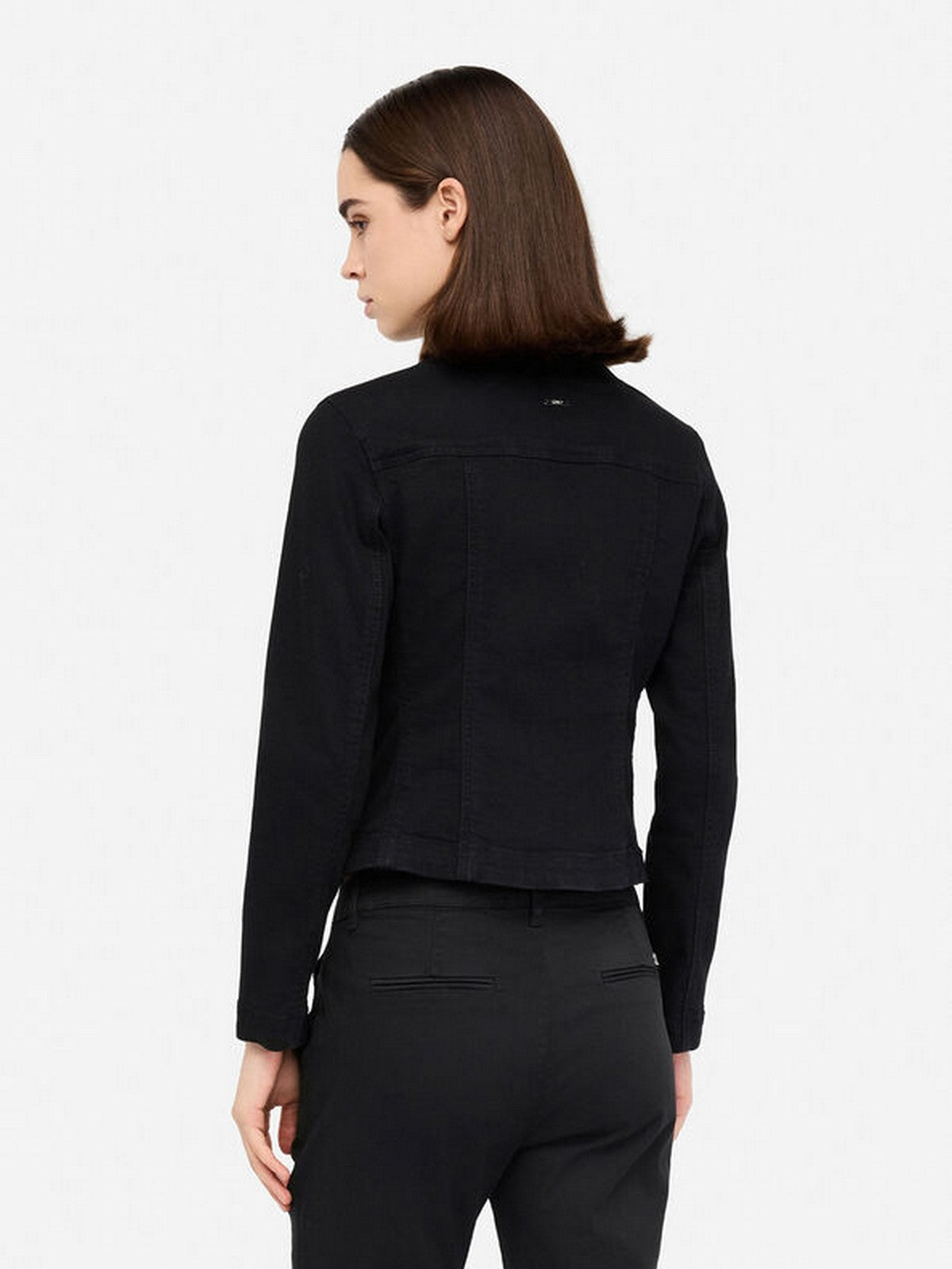 LIU JO BLUE DENIM Giubbino Donna  UF5154D0275 87411 Den.Black glamorous