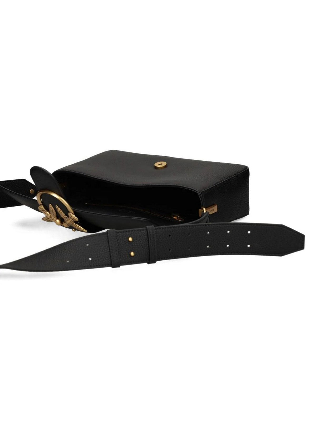 PINKO Borsa Donna LOVE ONE CLASSIC SLOUCHY FL 104524-A2OX Z99Q NERO-ANTIQUE GOLD