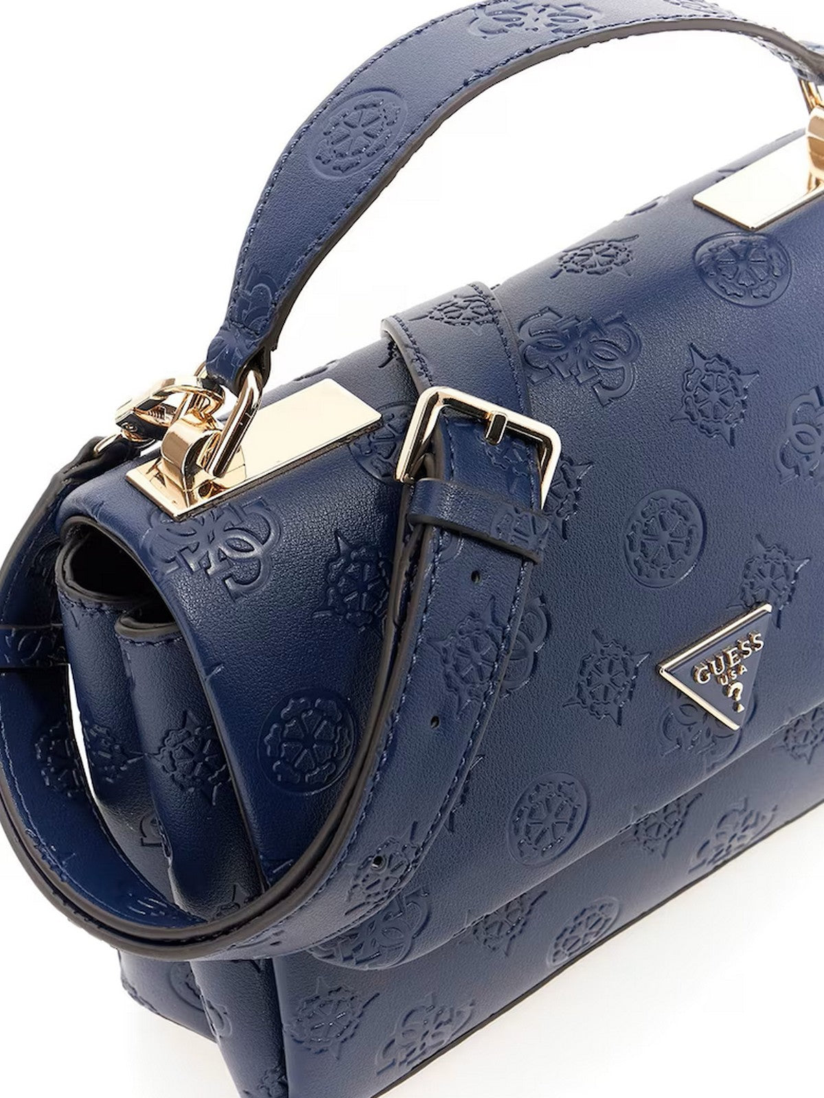 GUESS Borsa Donna TISHA TOP HANDLE FLAP HWPD77 64200 MDL MIDNIGHT LOGO