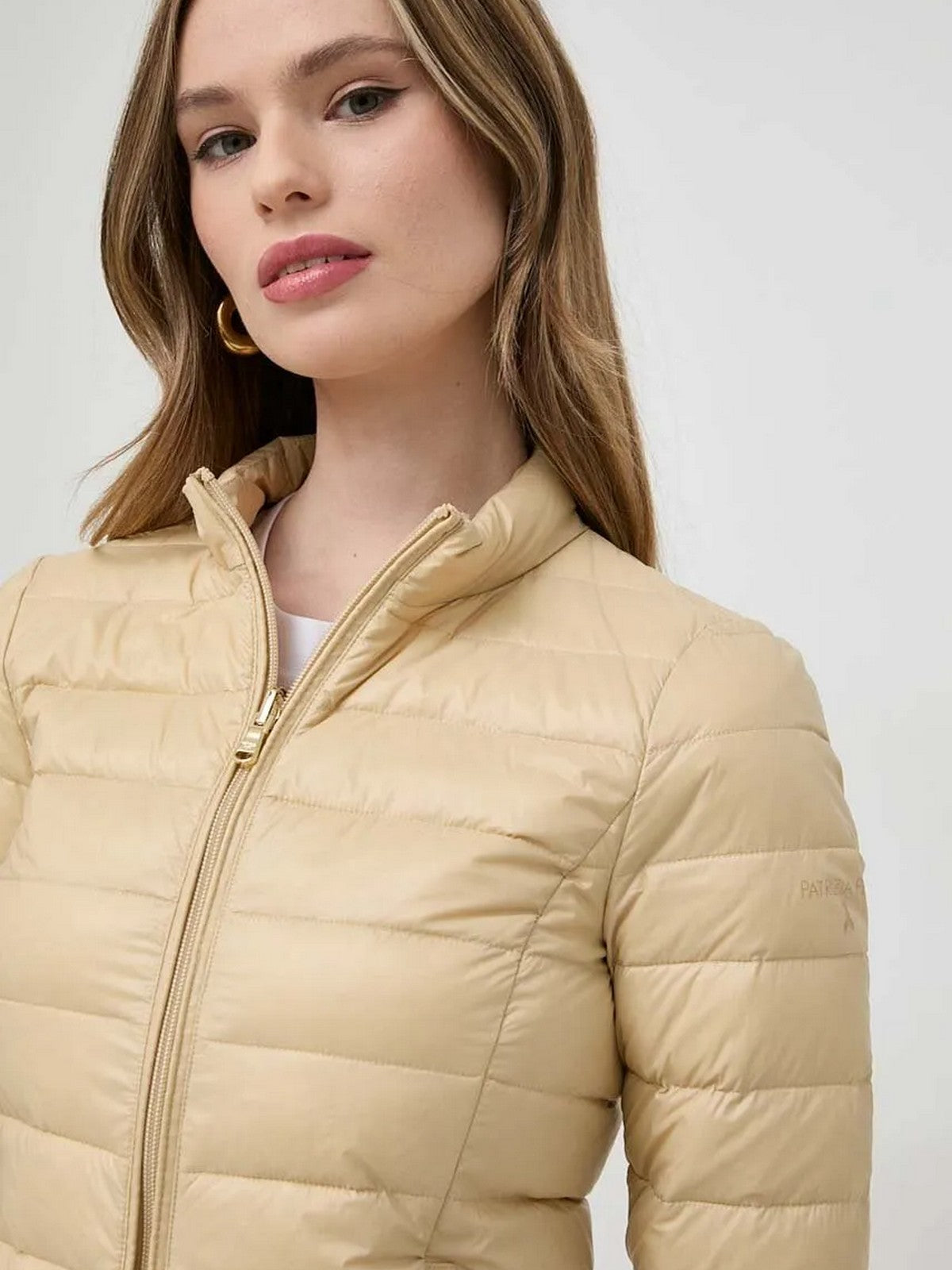 PATRIZIA PEPE Piumino Donna  CO0178 A503 B814 Beige gioboutiqueweb