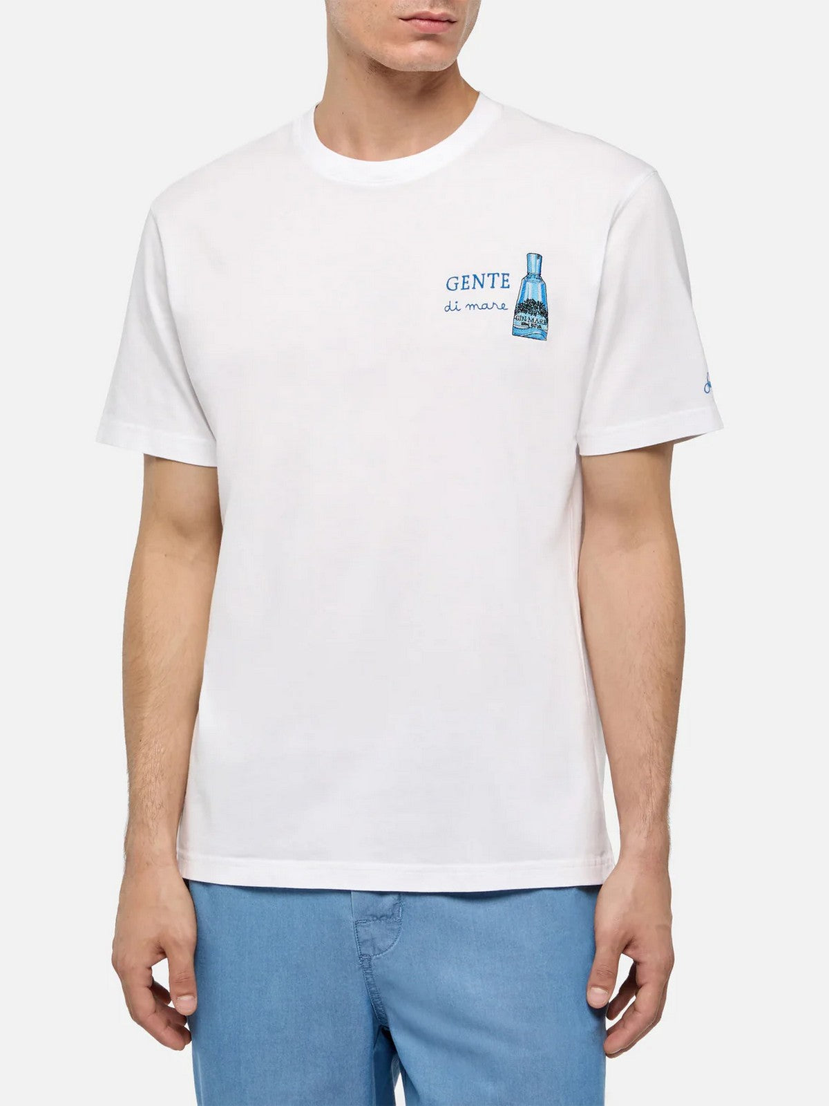 MC2 SAINT BARTH T-shirt Uomo  PORTOFINO 04456L GIN GENTE 01N EMB