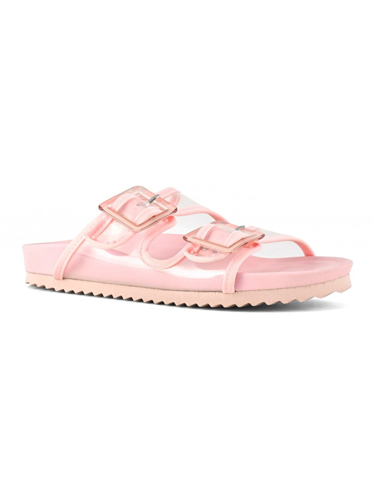 Farben der kalifornischen Sandalen Frau Zwei Schnalle Plexi Sandale HC.Bio404 FPin Rosa