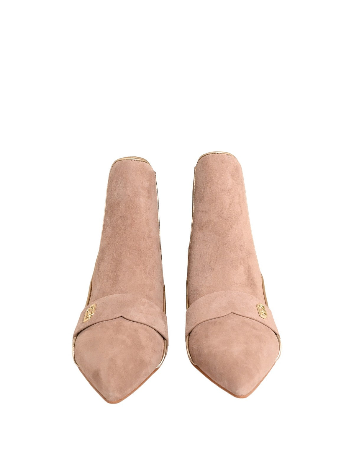LIU JO Stivali e Stivaletti Donna DEVA 02 SF5011PX694 S3829 SUEDE/METALLIC POWDER ROSE/LIGHT GOLD