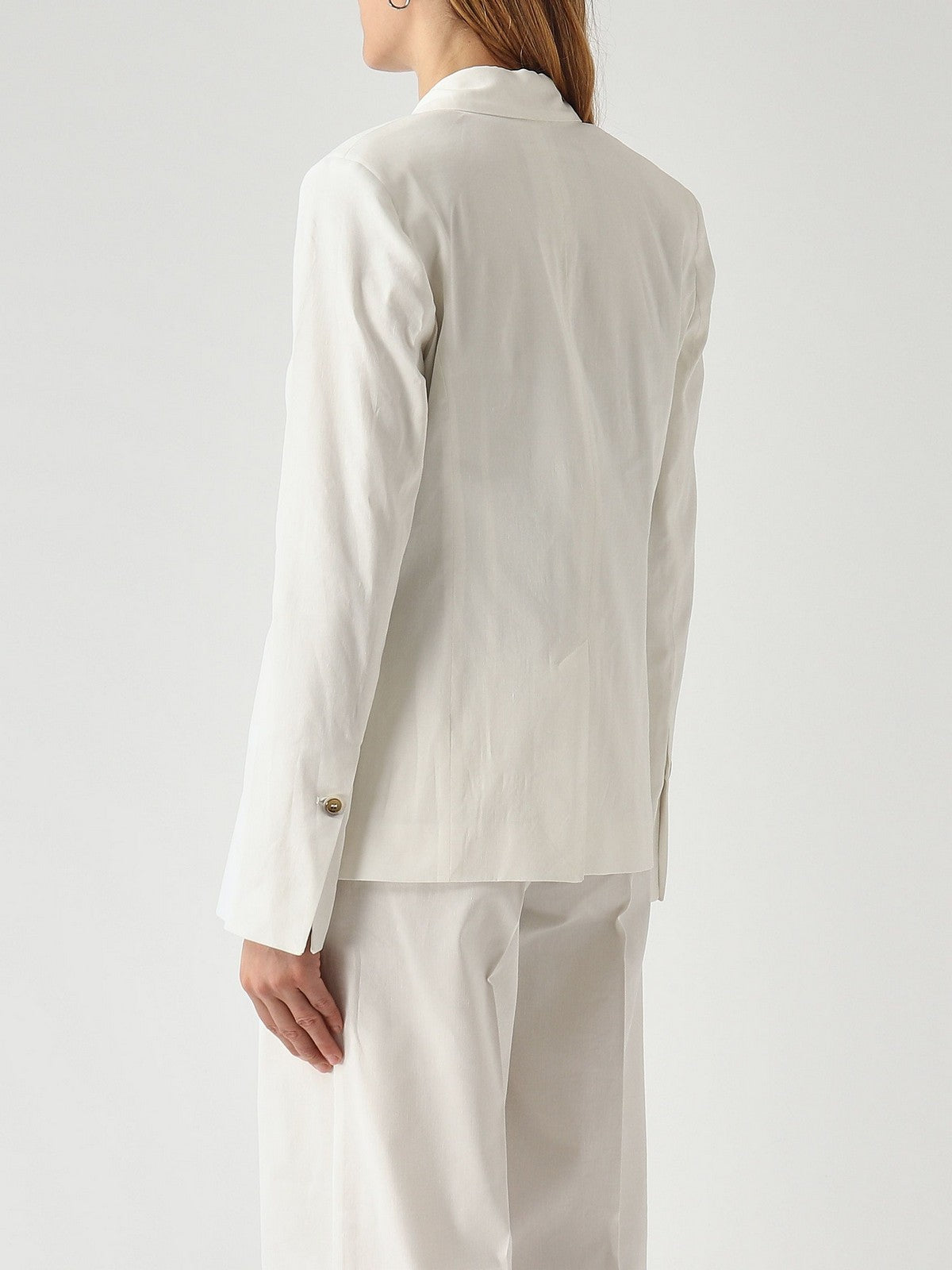 PINKO Giacca Donna FREDA GIACCA LINO STRETCH 106597-A34I Z05 BIANCO-BIANCANEVE