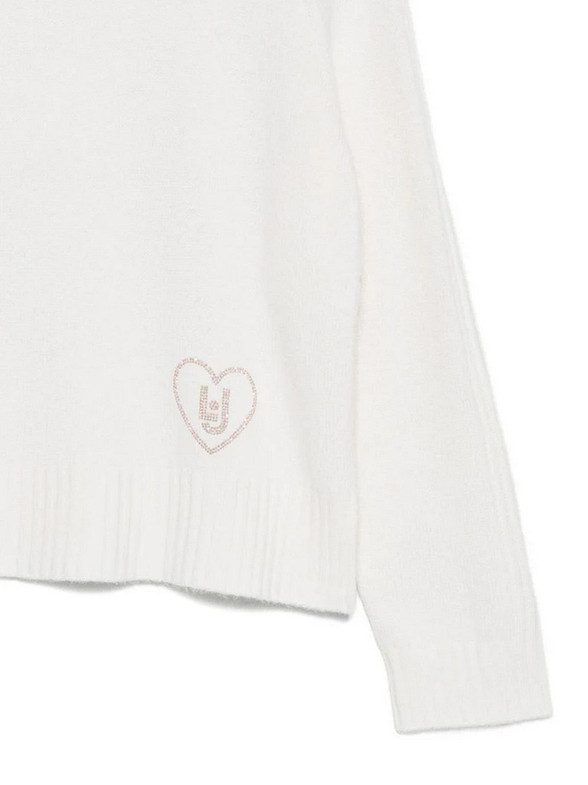 LIU JO WHITE Maglione dolcevita Donna  MF5445MS76L 10701 BIANCO LANA