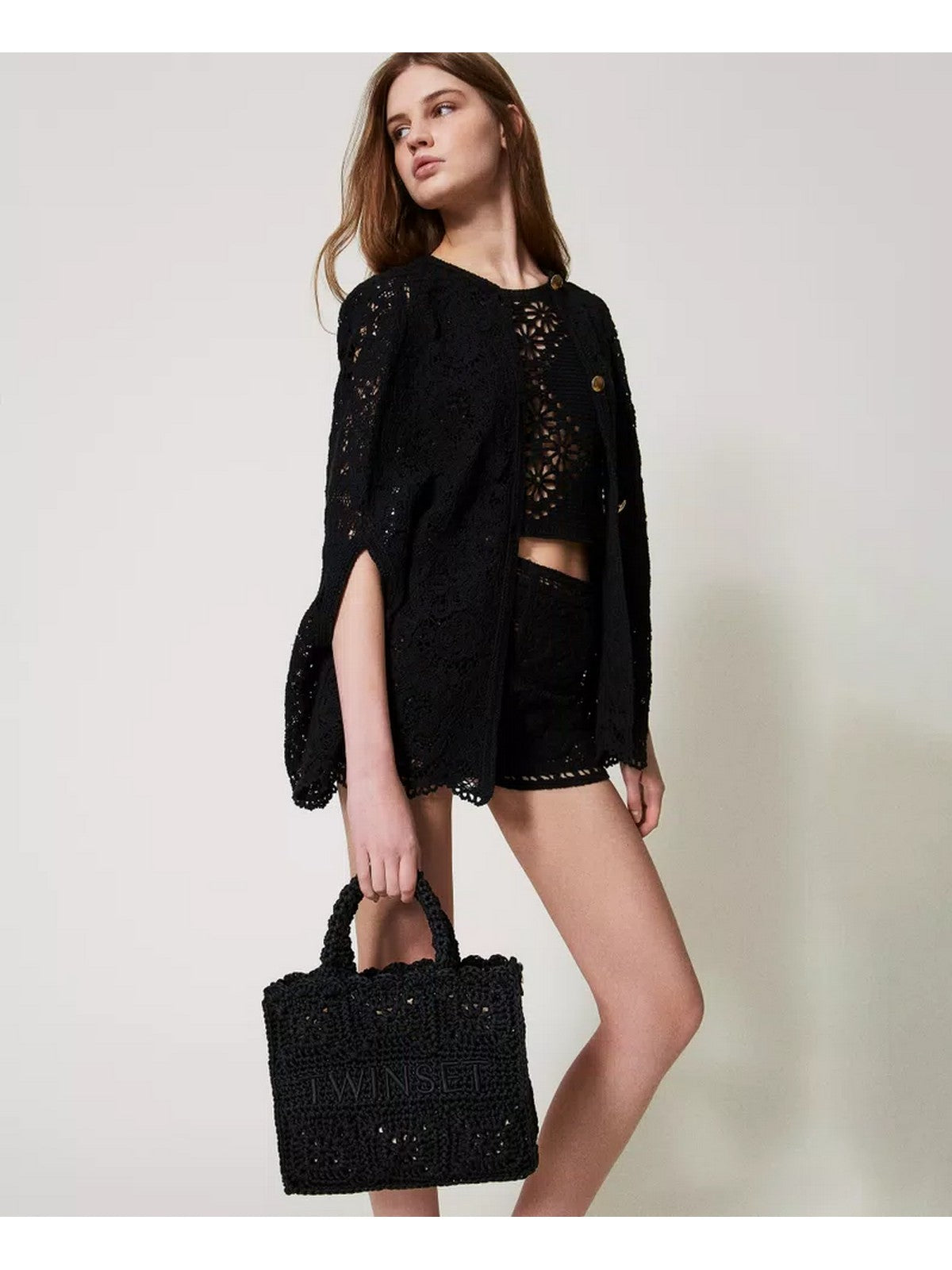 TWINSET Borsa Donna  251TB7411 00006 Nero gioboutiqueweb