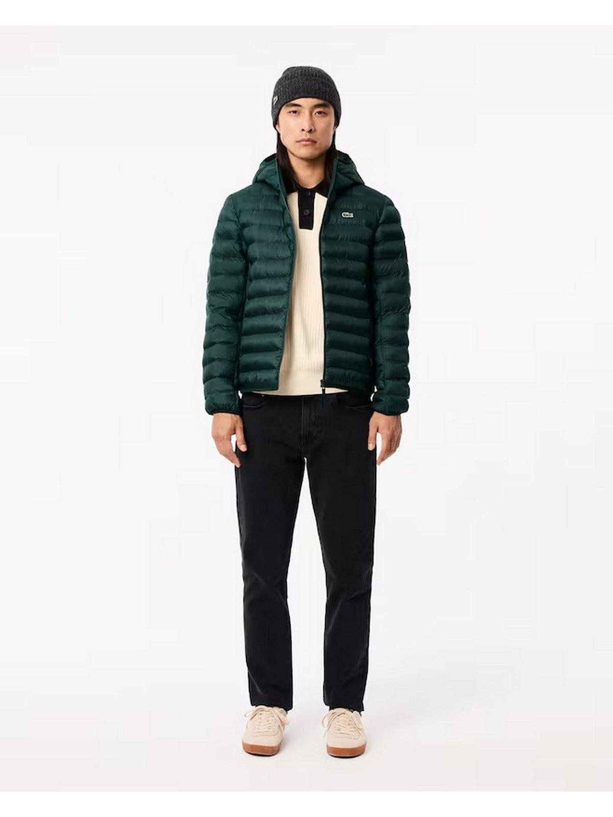 LACOSTE Piumino Uomo  BH2909 YZP Verde gioboutiqueweb