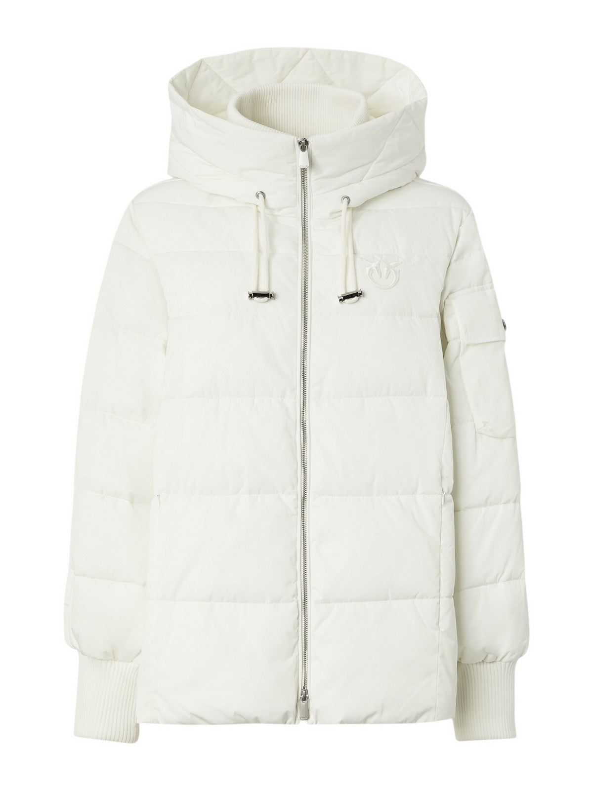 PINKO Piumino Donna CRUSCA CAPPA 105384-A2PE Z05 BIANCO-BIANCANEVE