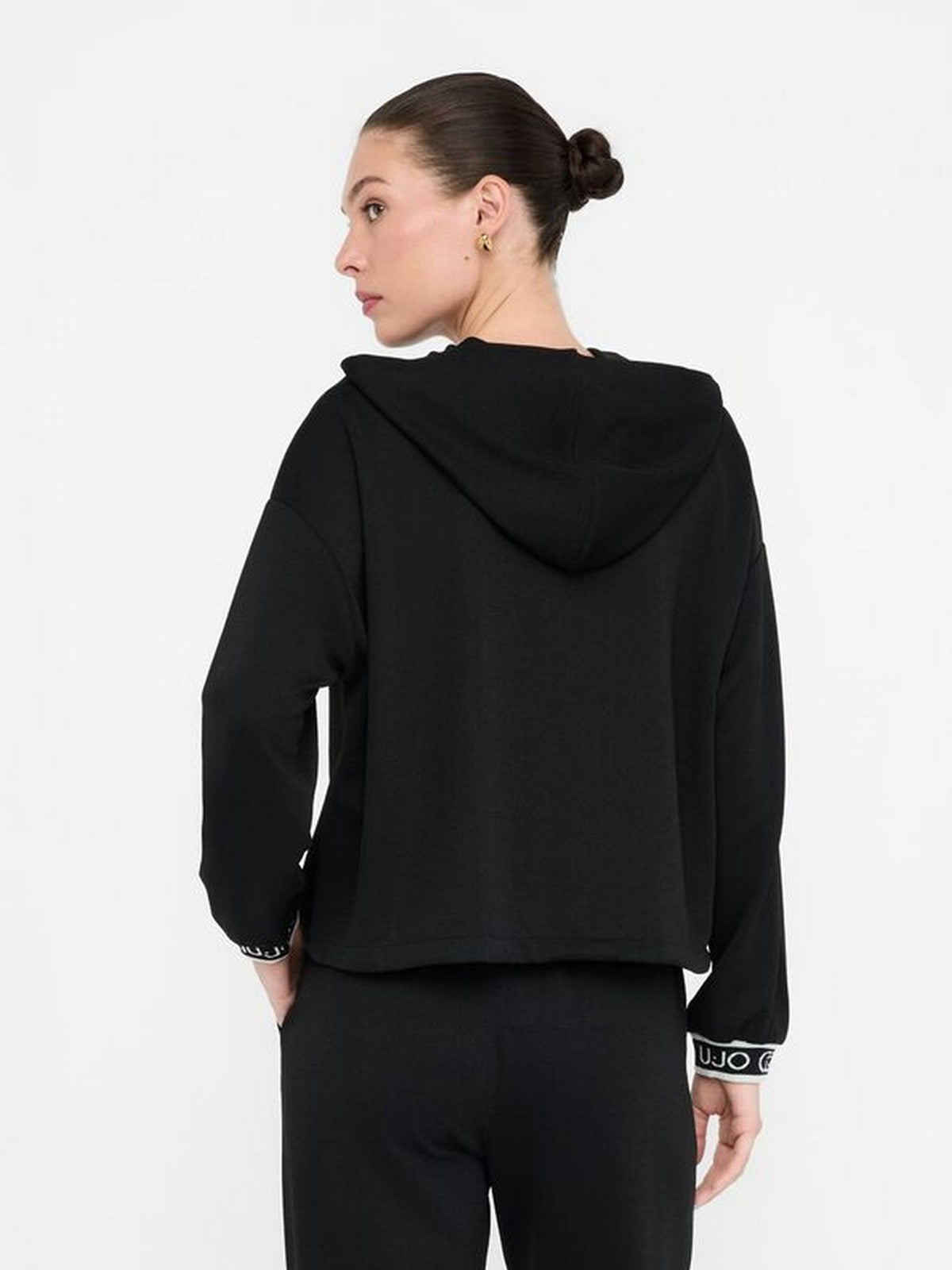 LIU JO SPORT Felpa Donna  TF5285J4747 R9342 Nero/nero lux