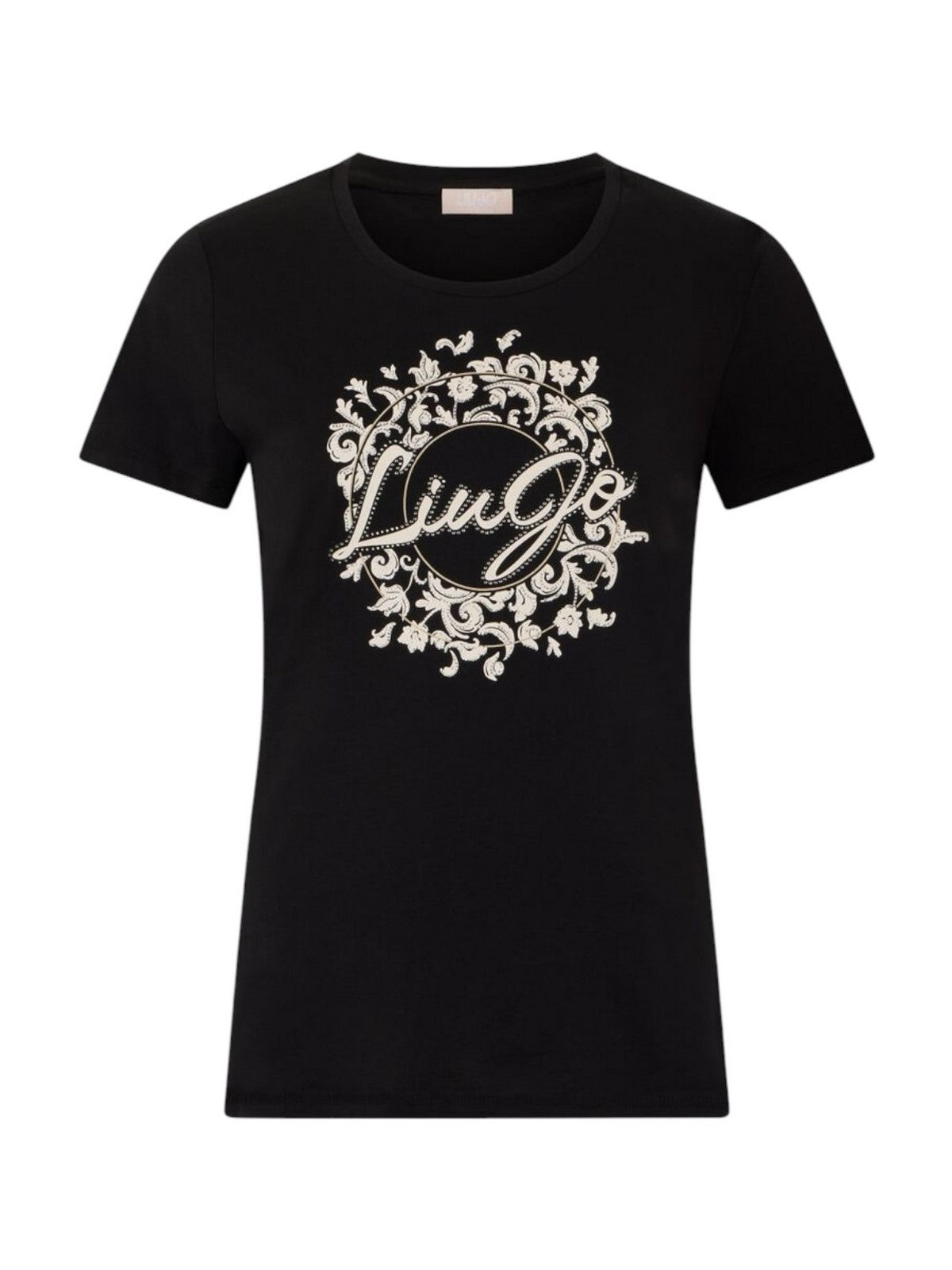 LIU JO WHITE T-shirt Donna  WA6493JS923 T9354 Nero LiuJo arab