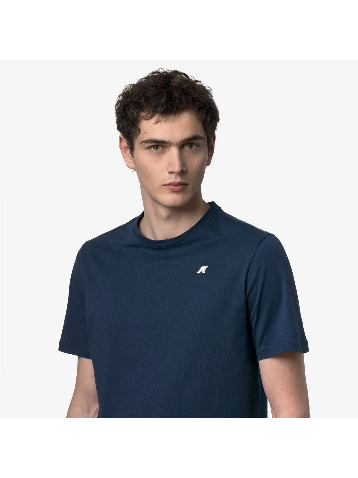 K-WAY T-shirt Uomo ODOM JERSEY K7125UW B67 Blue Insignia