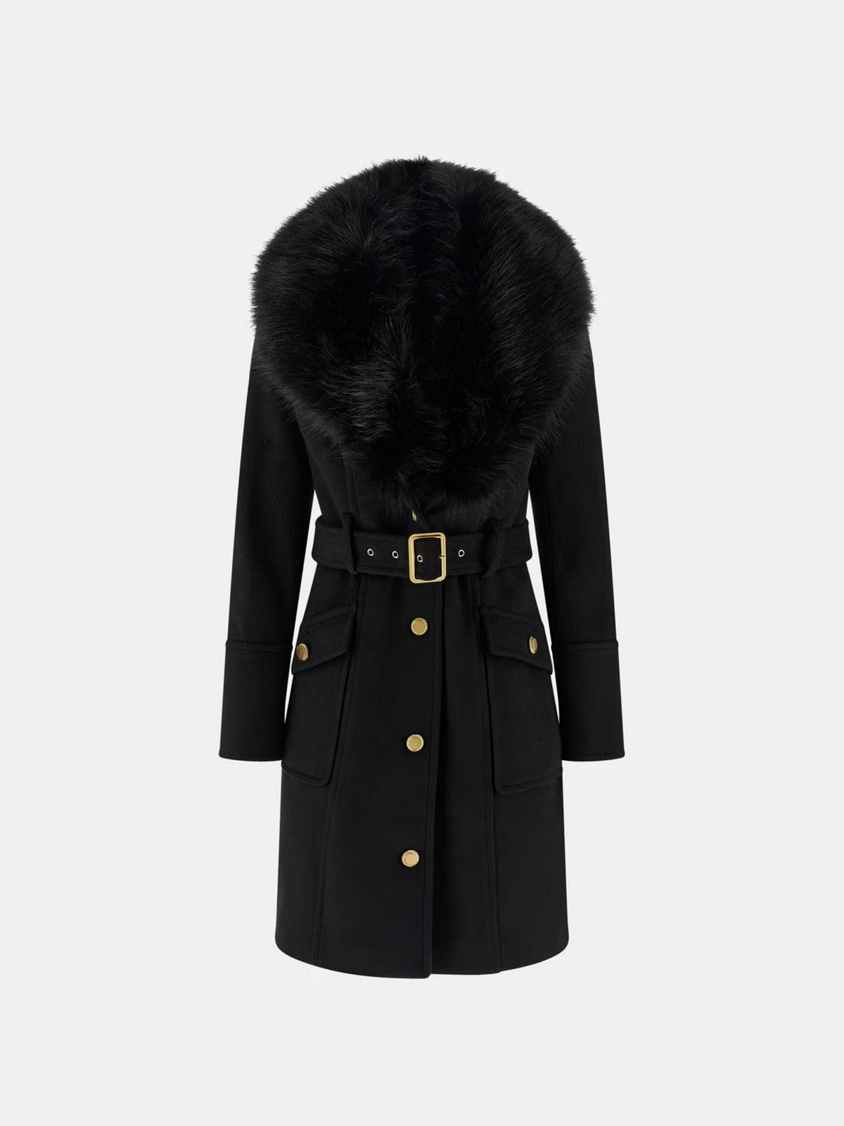 MARCIANO Cappotto Donna NEW ALICE COAT 5BGL26 1799Z JBLK Jet Black A996