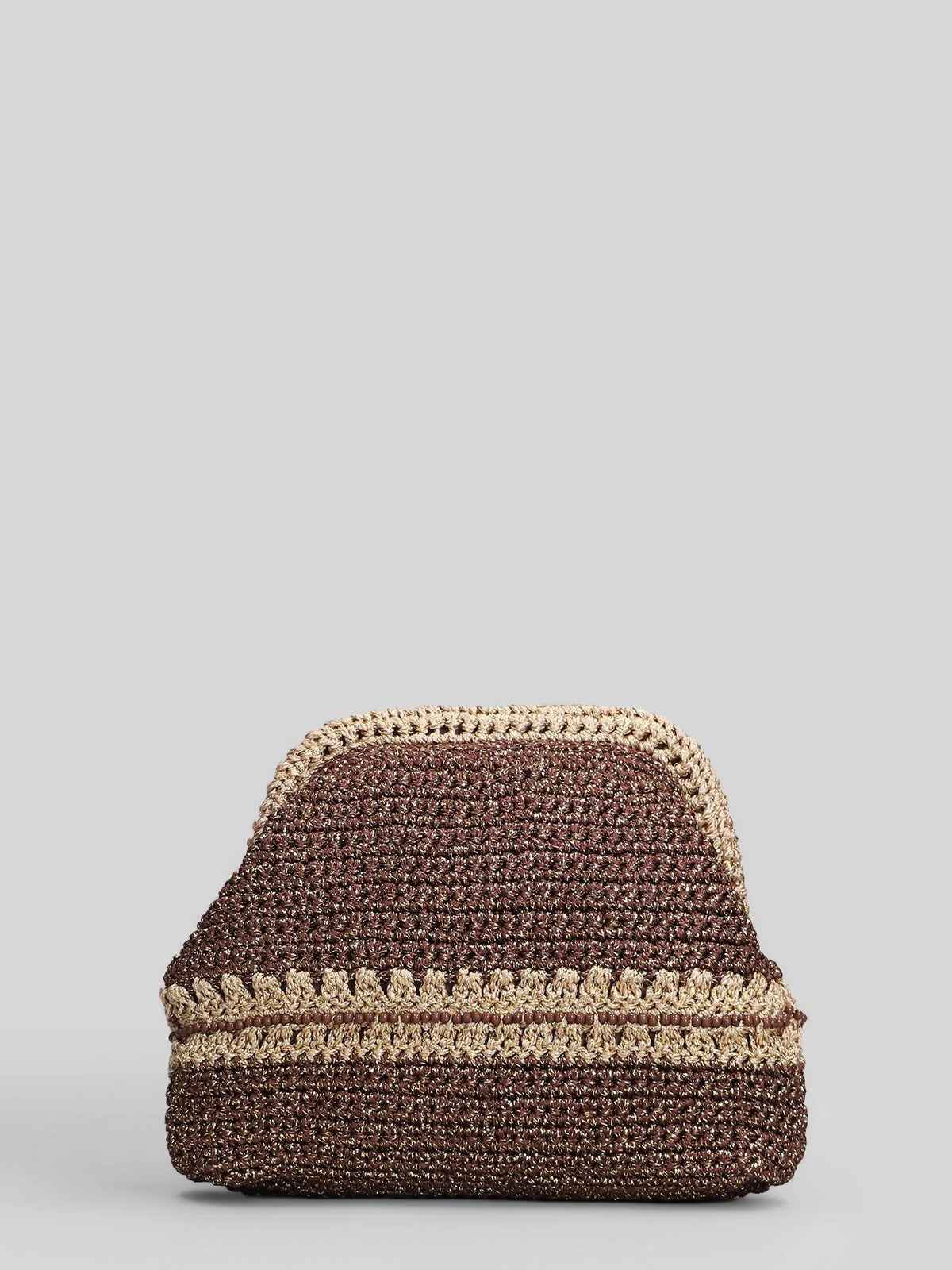 MC2 SAINT BARTH Borsa Donna  CROCHET POUCH N 09555L LUREX 1118 EMB