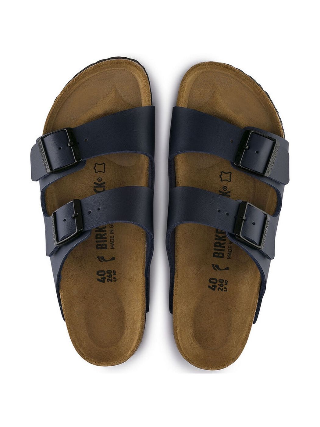 Birkenstock Sandalo Unisexe adulte Arizona 051753 Bleu