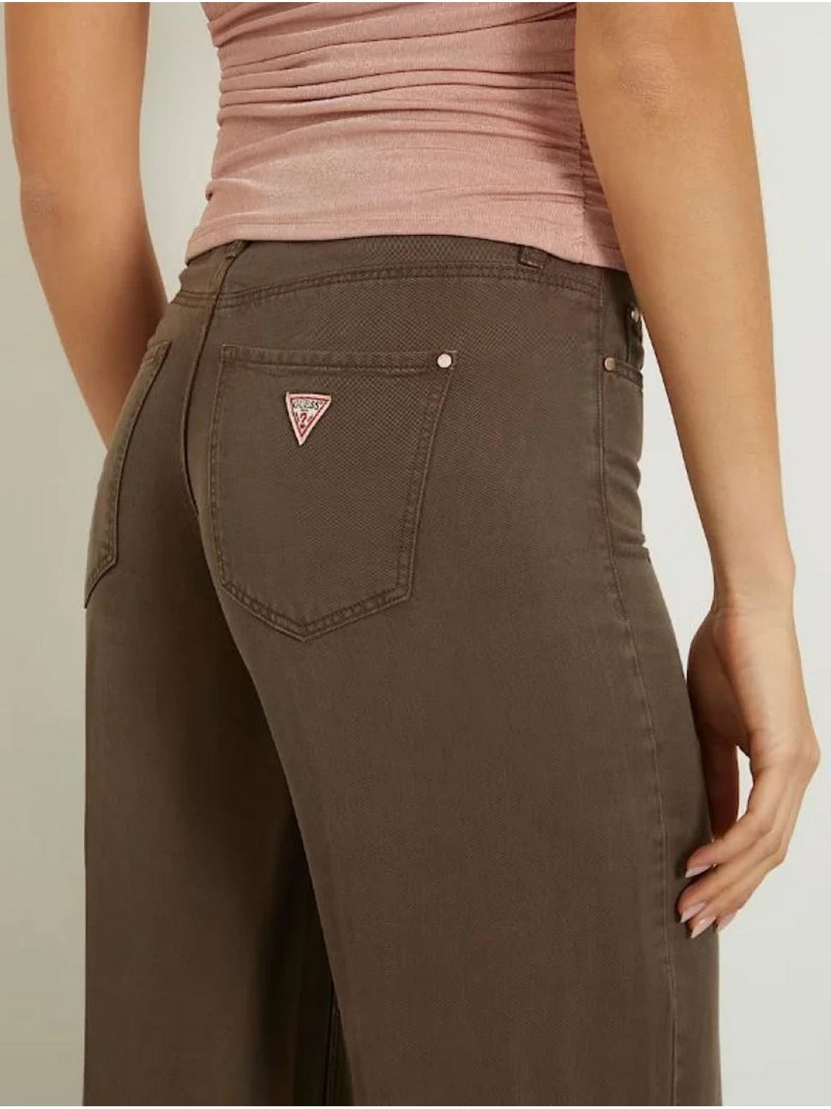 GUESS Pantalone Donna SEXY PALAZZO W4GA96 WDP85 G1EB REGAL BROWN