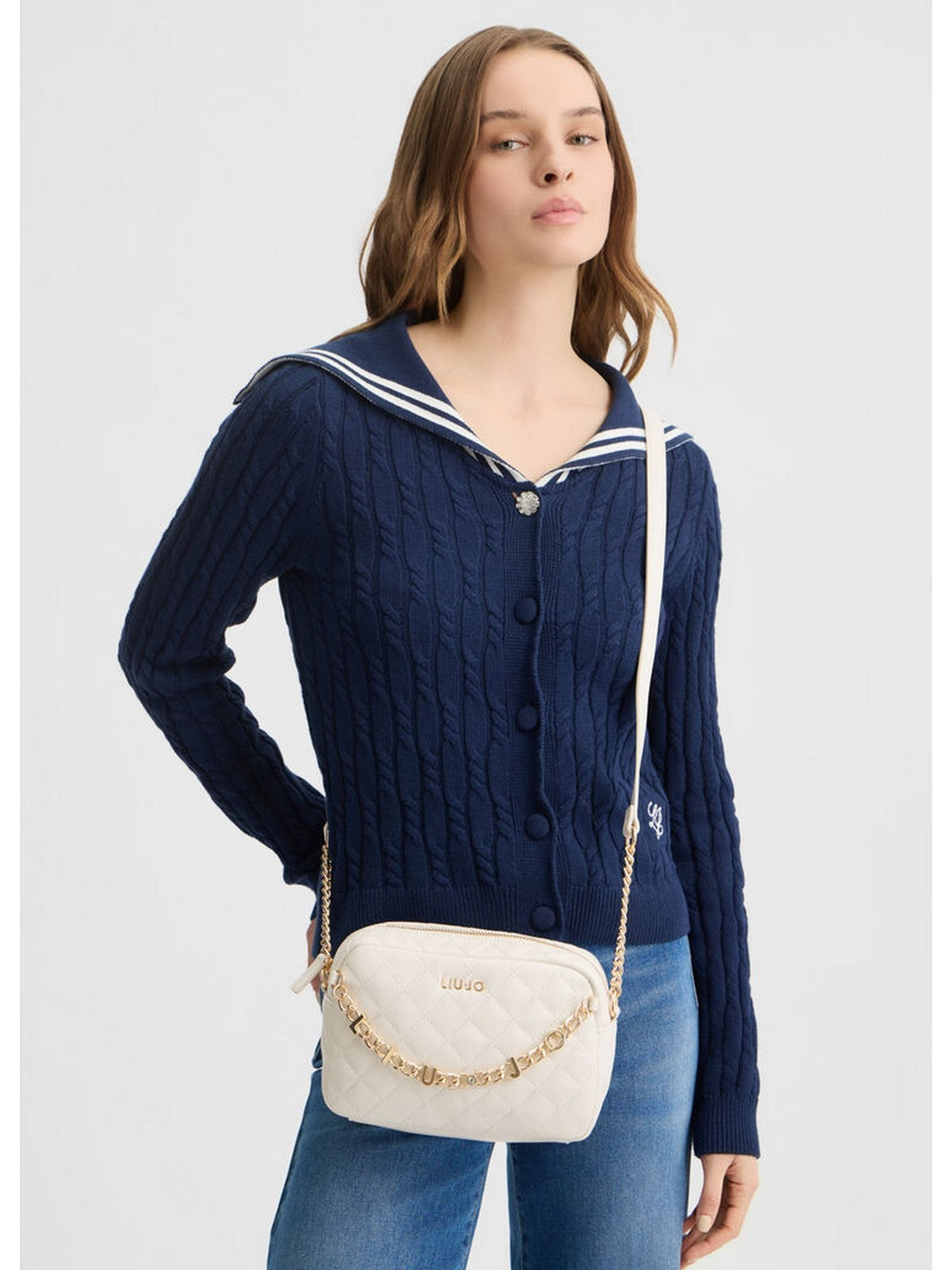 LIU JO ACCESSORIES Borsa Donna  AA5126E0015 X0459 Beige gioboutiqueweb