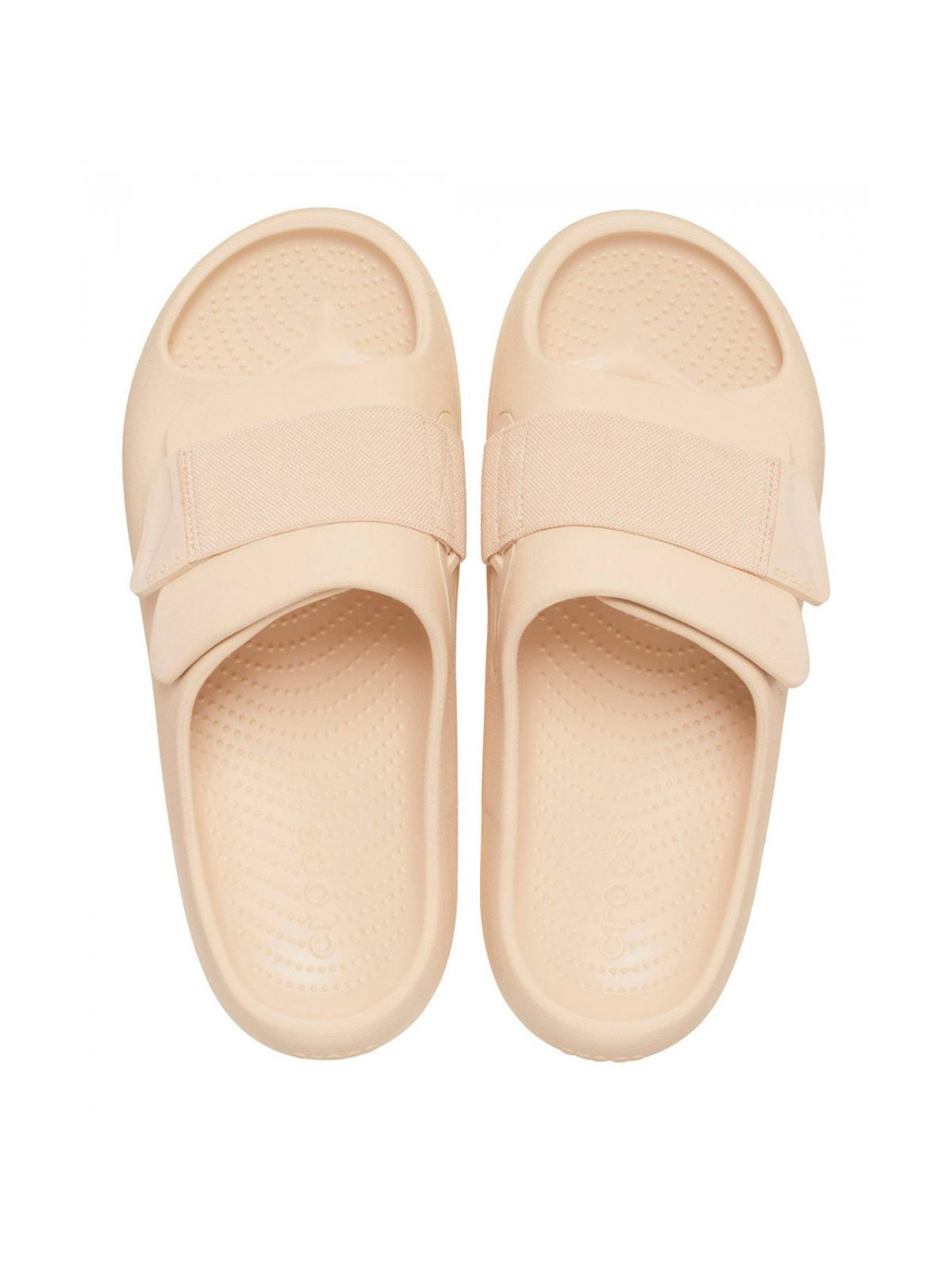 CROCS Pantoufle Mixte Adulte Mellow Luxe Recovery Slide 209413 2DS Beige