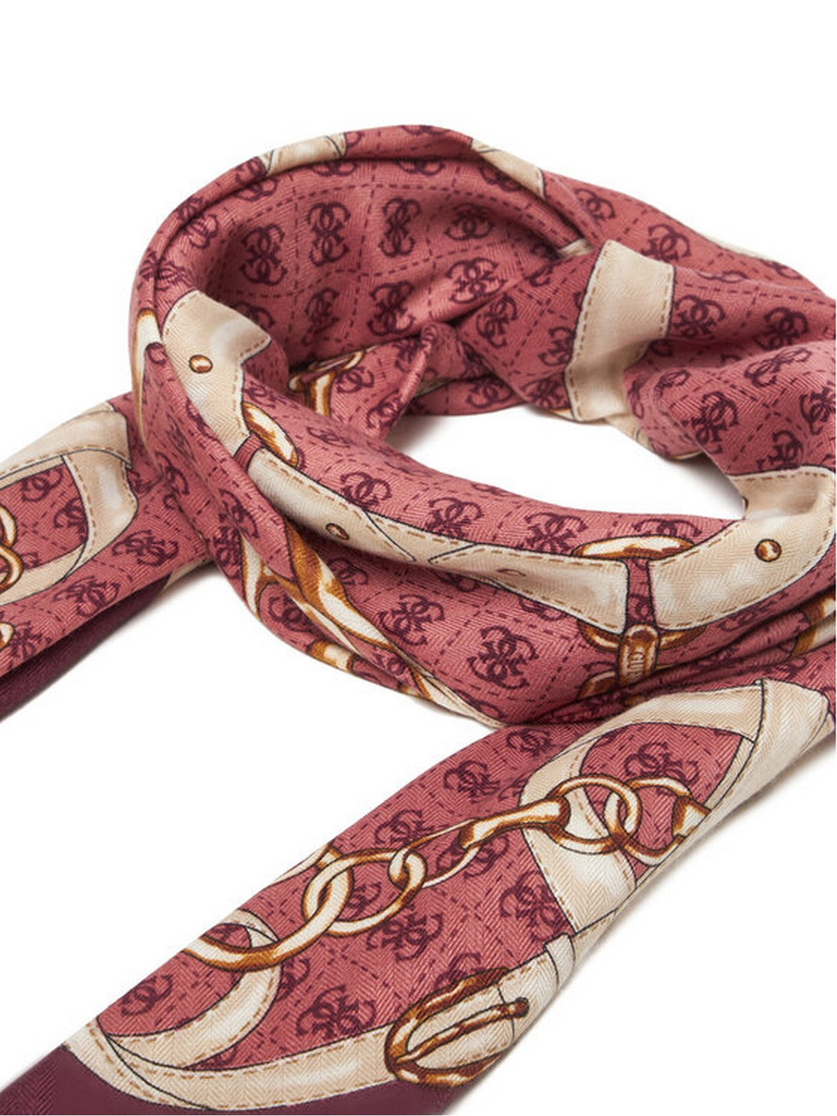 GUESS Foulard Donna NOELLE PRINTED KEFIAH 130X130 AW5412 POL03 WIN WINE