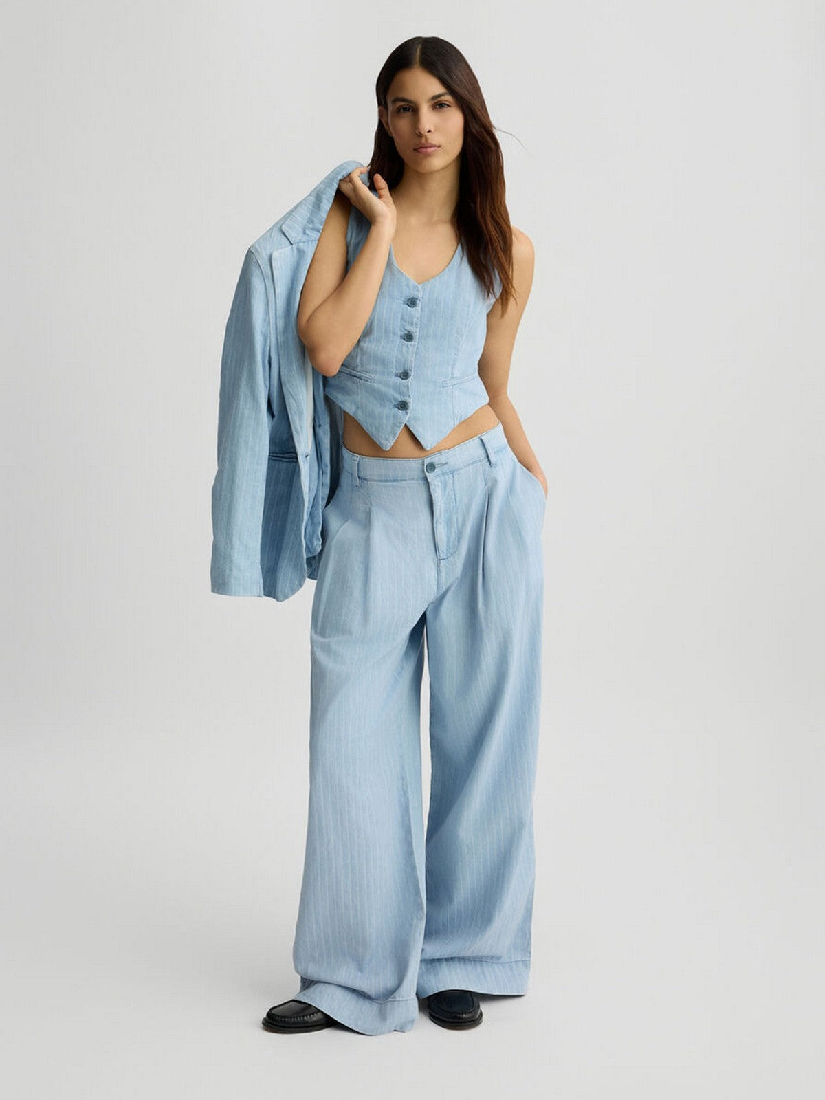 LIU JO BLUE DENIM Pantalone Donna  UA5123D4989 78822 Blu gioboutiqueweb