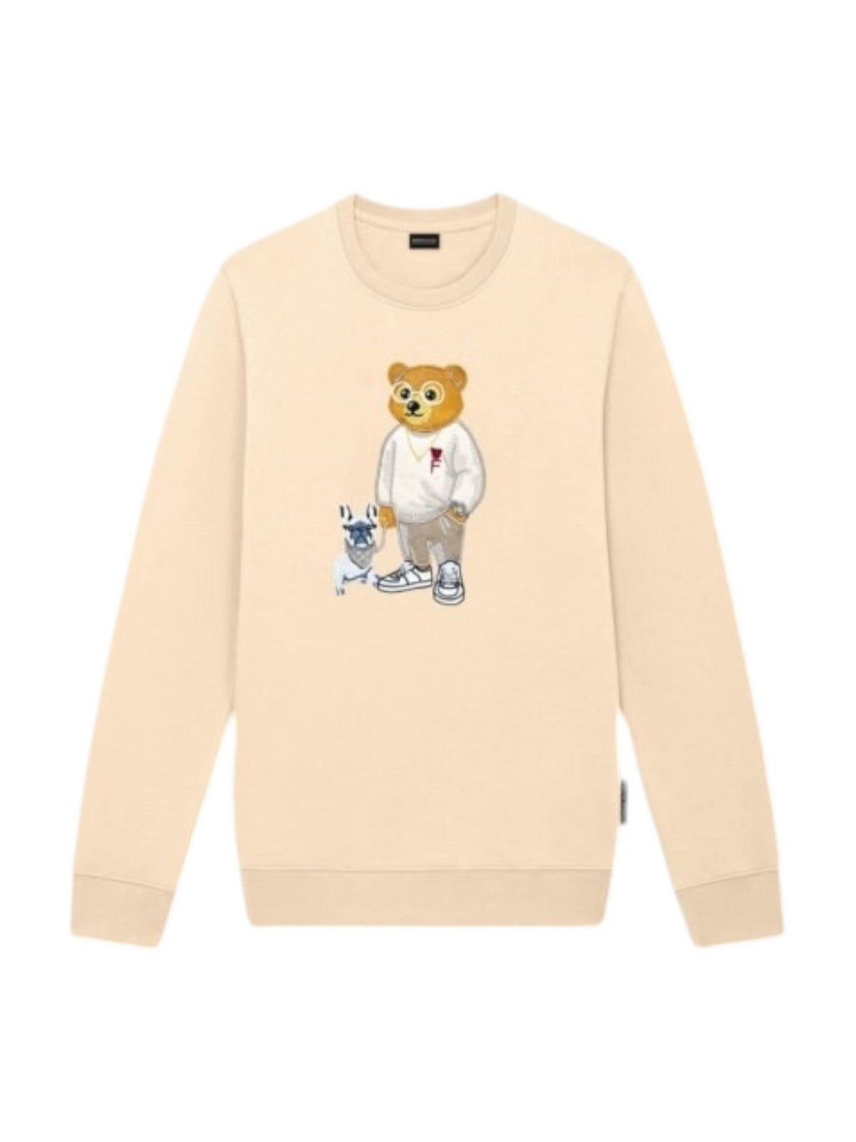 BARON FILOU Felpa Uomo  PULLOVER FILOU LXXXVIII Beige gioboutiqueweb