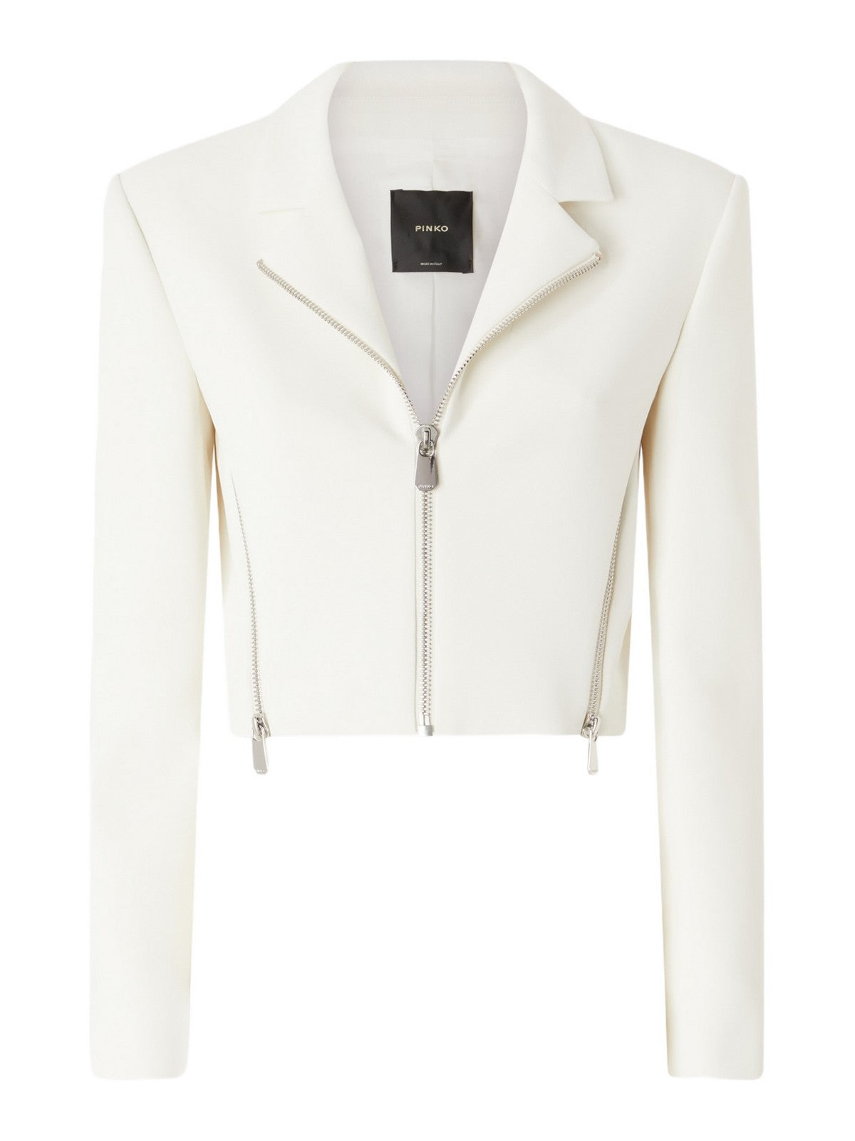 Pinko Woman Jacket Frejus Crepe Stretch Giacco Co 104067-A20a Z10 White