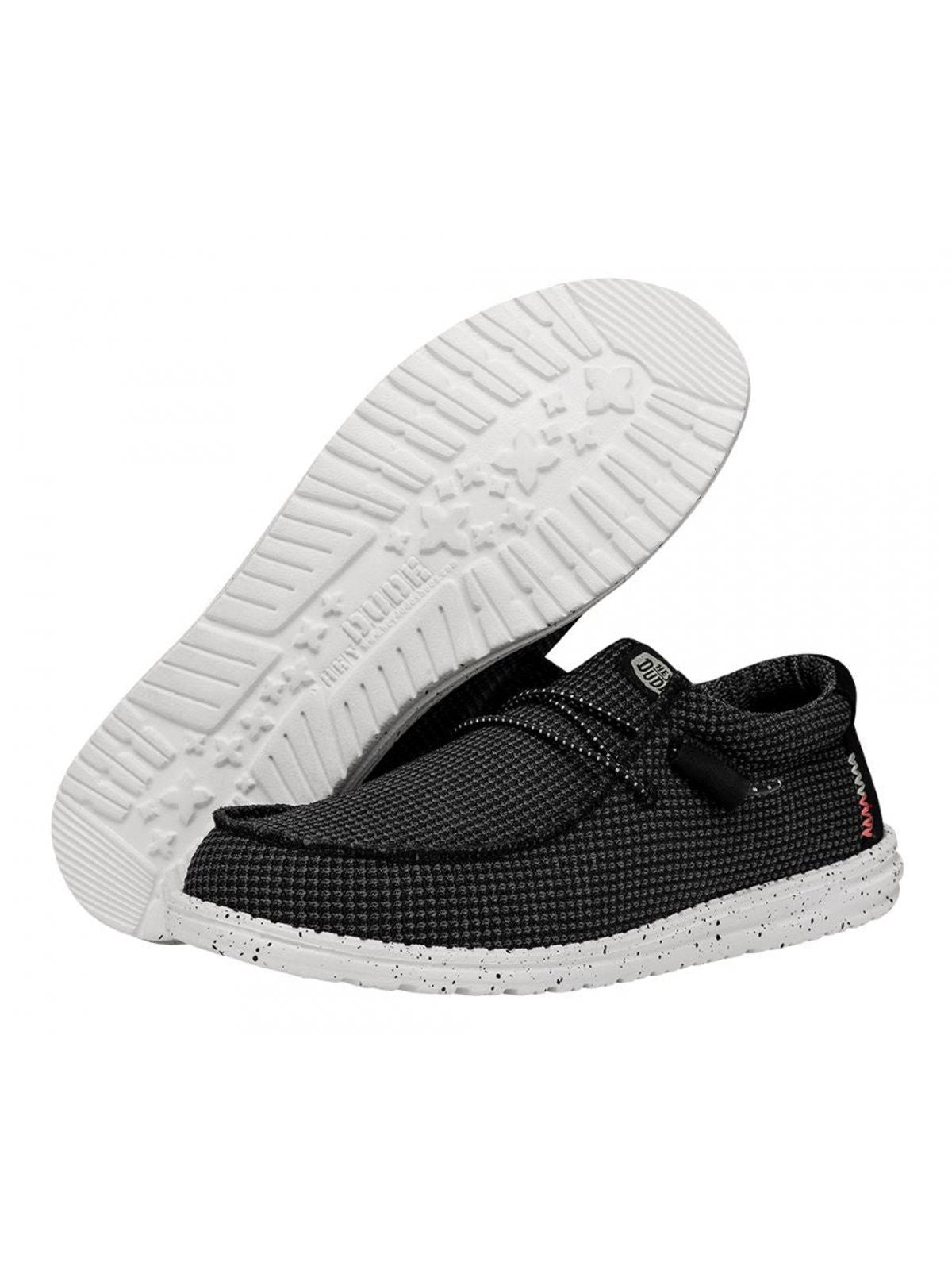 HEY DUDE Mocassino Uomo Wally Sport Mesh HD.40403 066 Nero