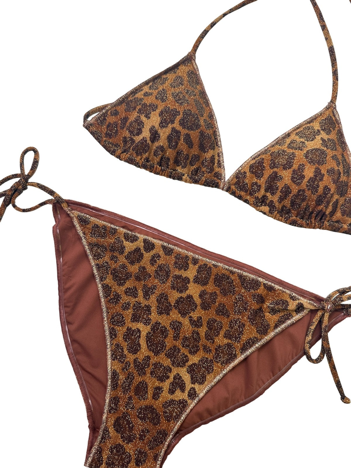 MC2 SAINT BARTH Costume da bagno Donna  LEVYNE OVERLOCK 00091L LUREX ANIMALIER MIX 18