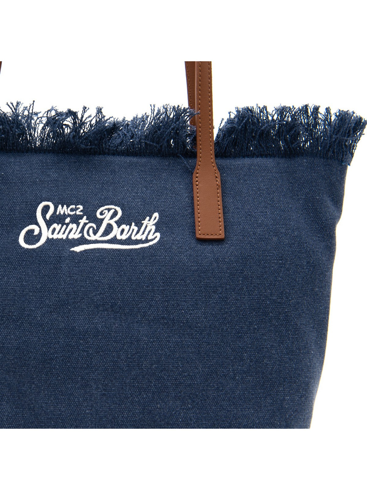 MC2 SAINT BARTH Borsa Donna  CITY BAG FRINGE 01744L BLU