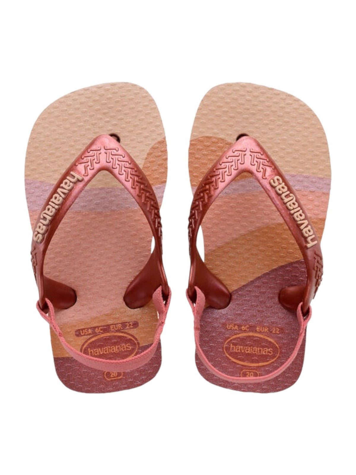 Havaianas flip flopes niñas y niñas Hav. Baby mini me 4148946.7268 rosa