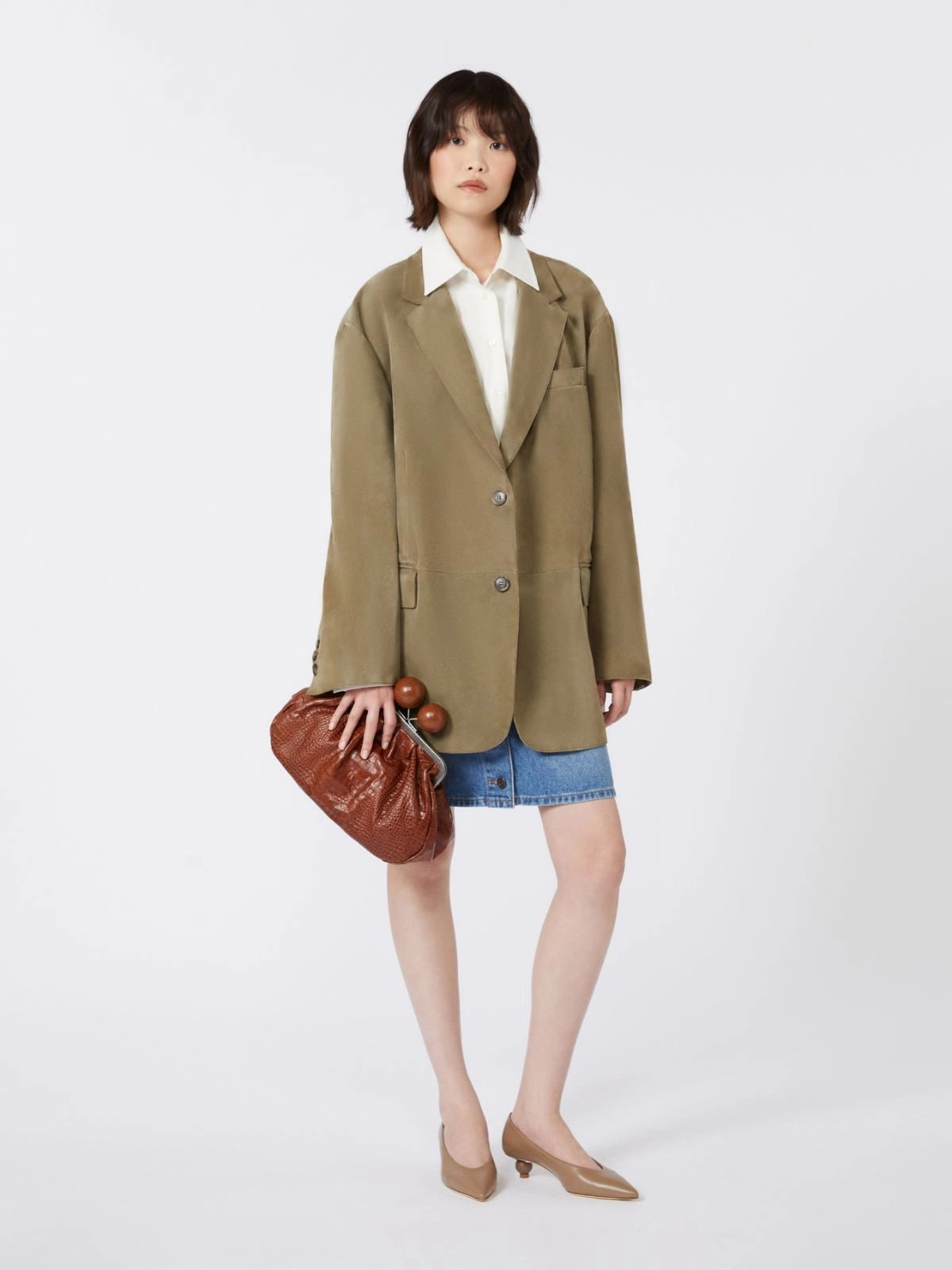 MAX MARA Borsa Donna WKAALISSO 2615511194600 001 ROSSO MARRONE