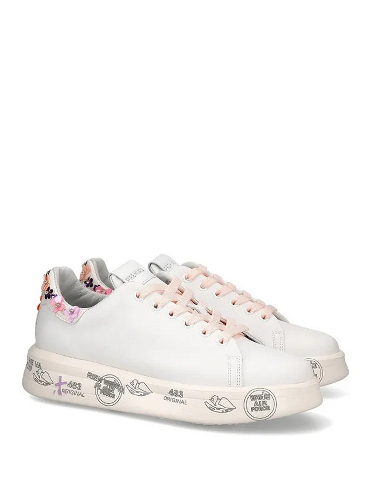 PREMIATA Sneaker Donna  BELLE VAR 6709 Bianco gioboutiqueweb