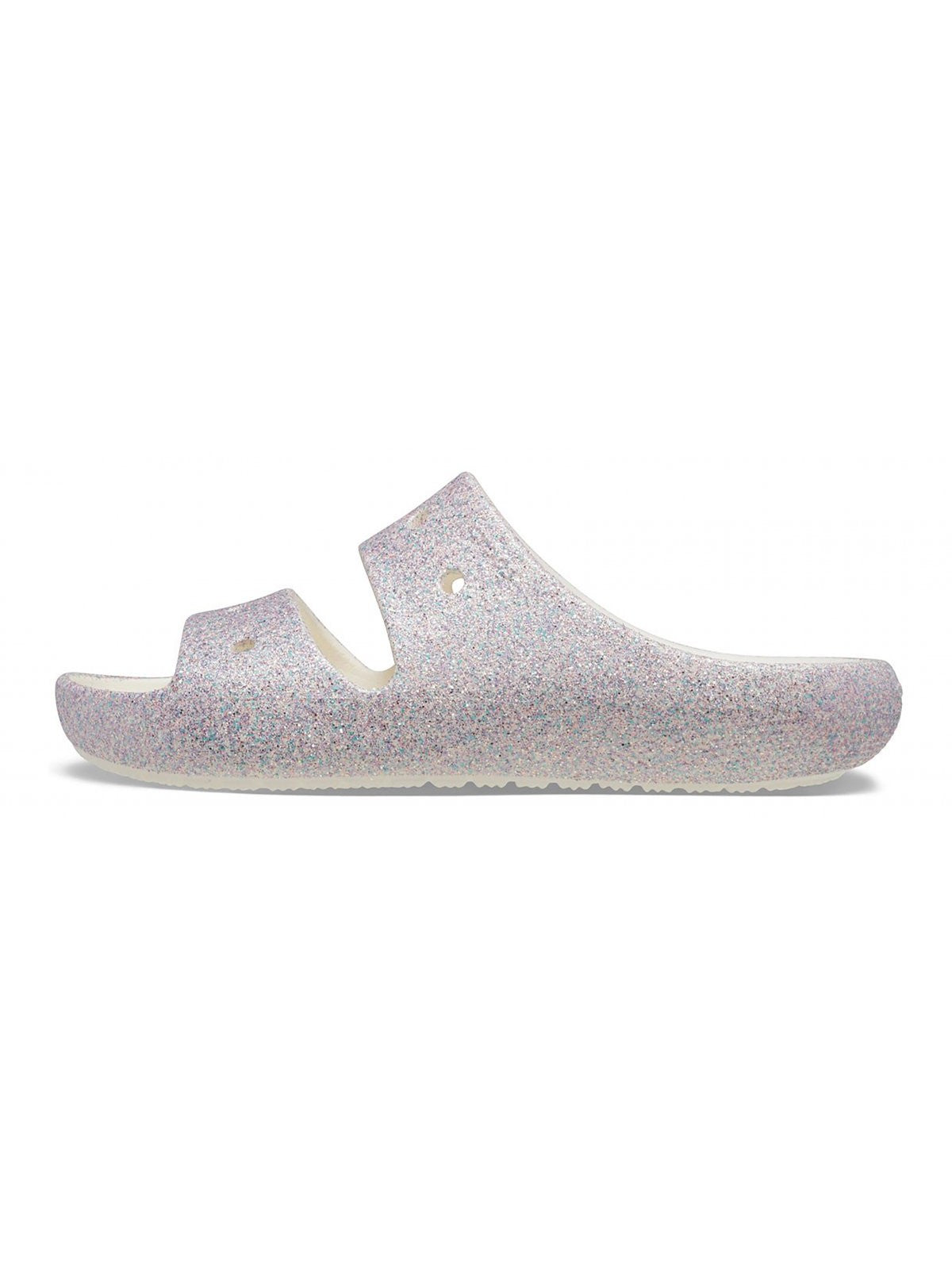 CROCS Pantoufle pour filles et garçons Classic Glitter Sandal 2 K 209705 9DI Gris