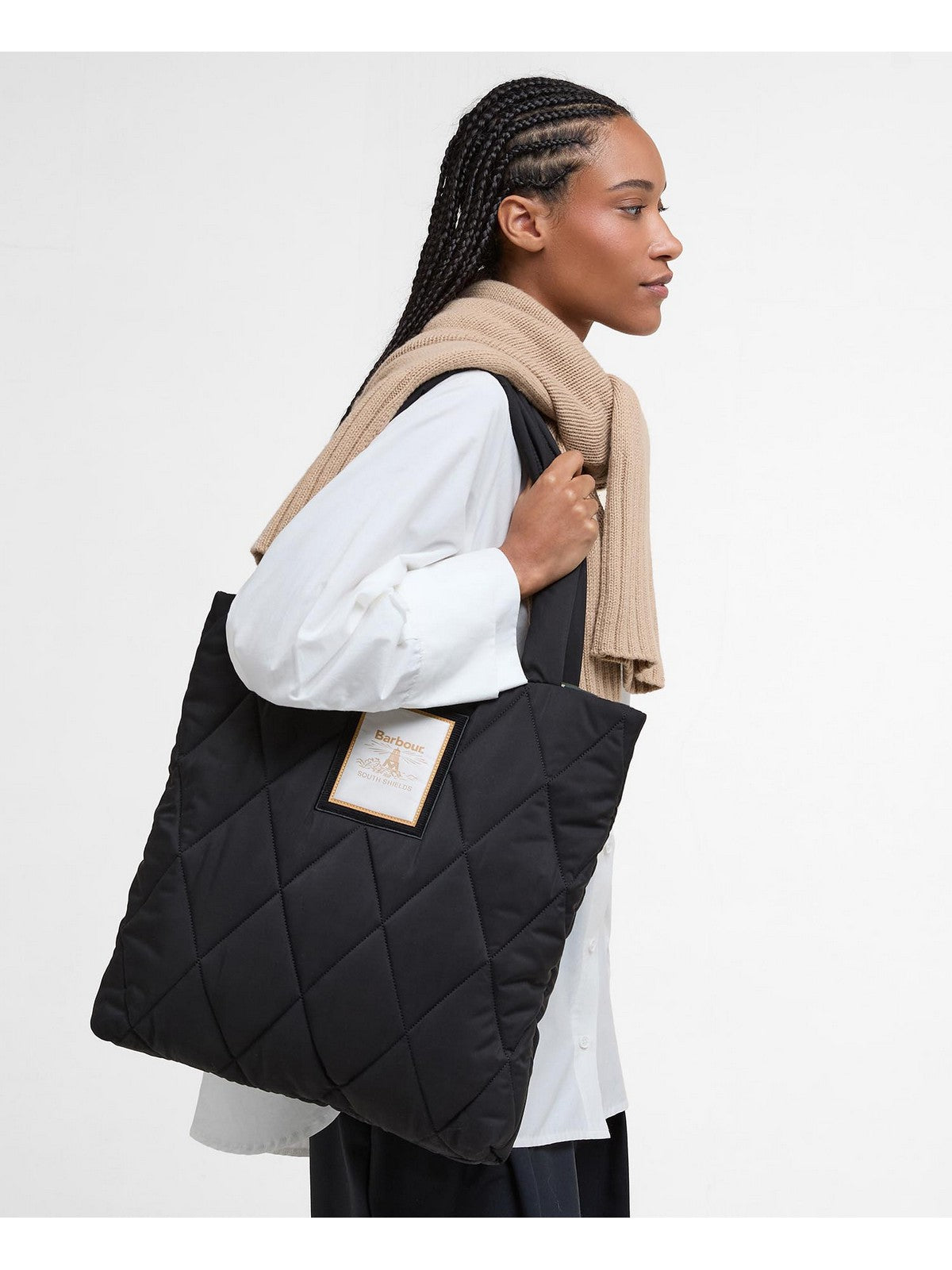 BARBOUR Damentasche MARIAH QUILTED LBA0434 BK31 SCHWARZ/ANCIENT