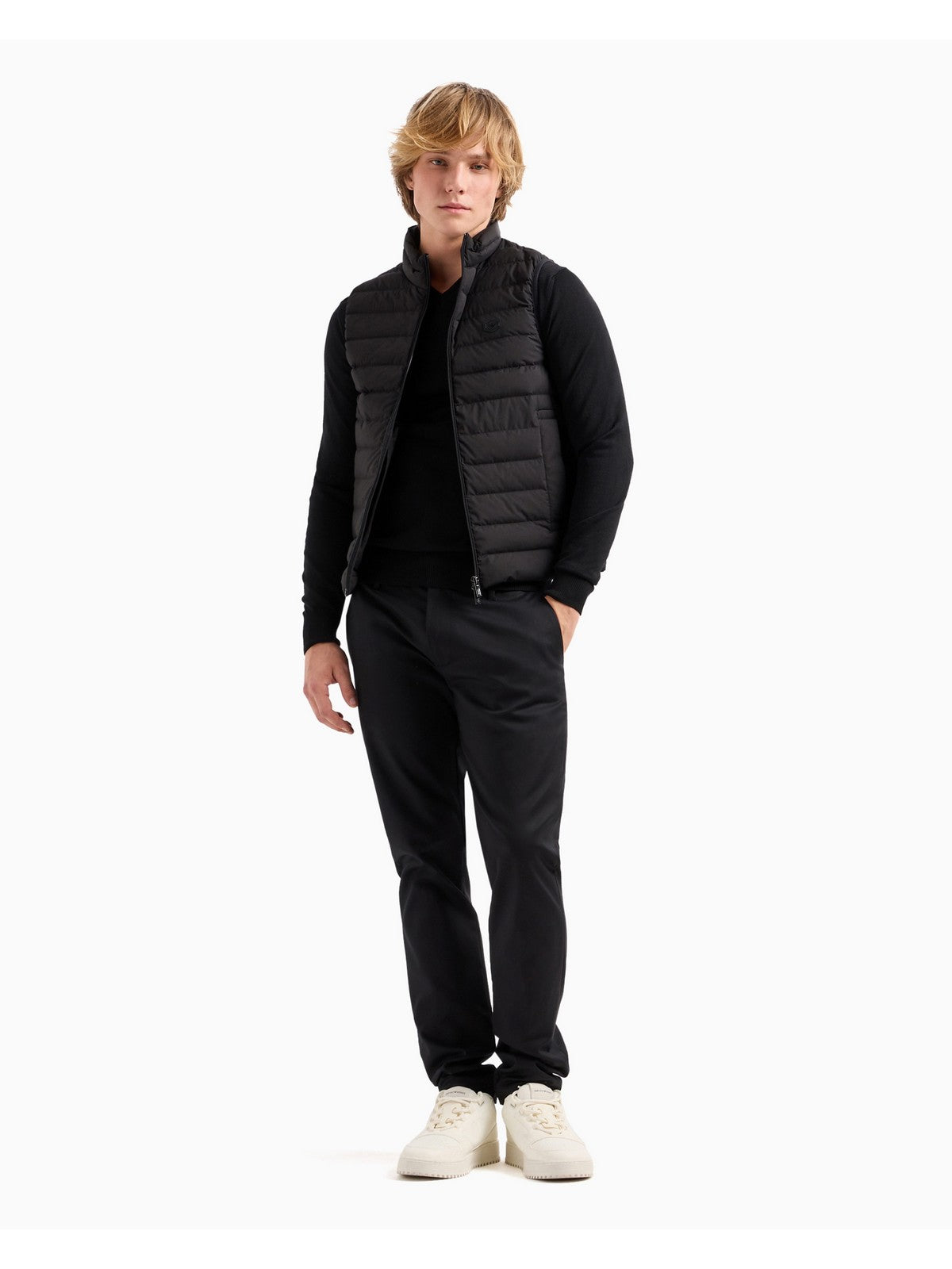 EMPORIO ARMANI Gilet Uomo  8N1BQ1 1NLRZ 0999 Nero gioboutiqueweb