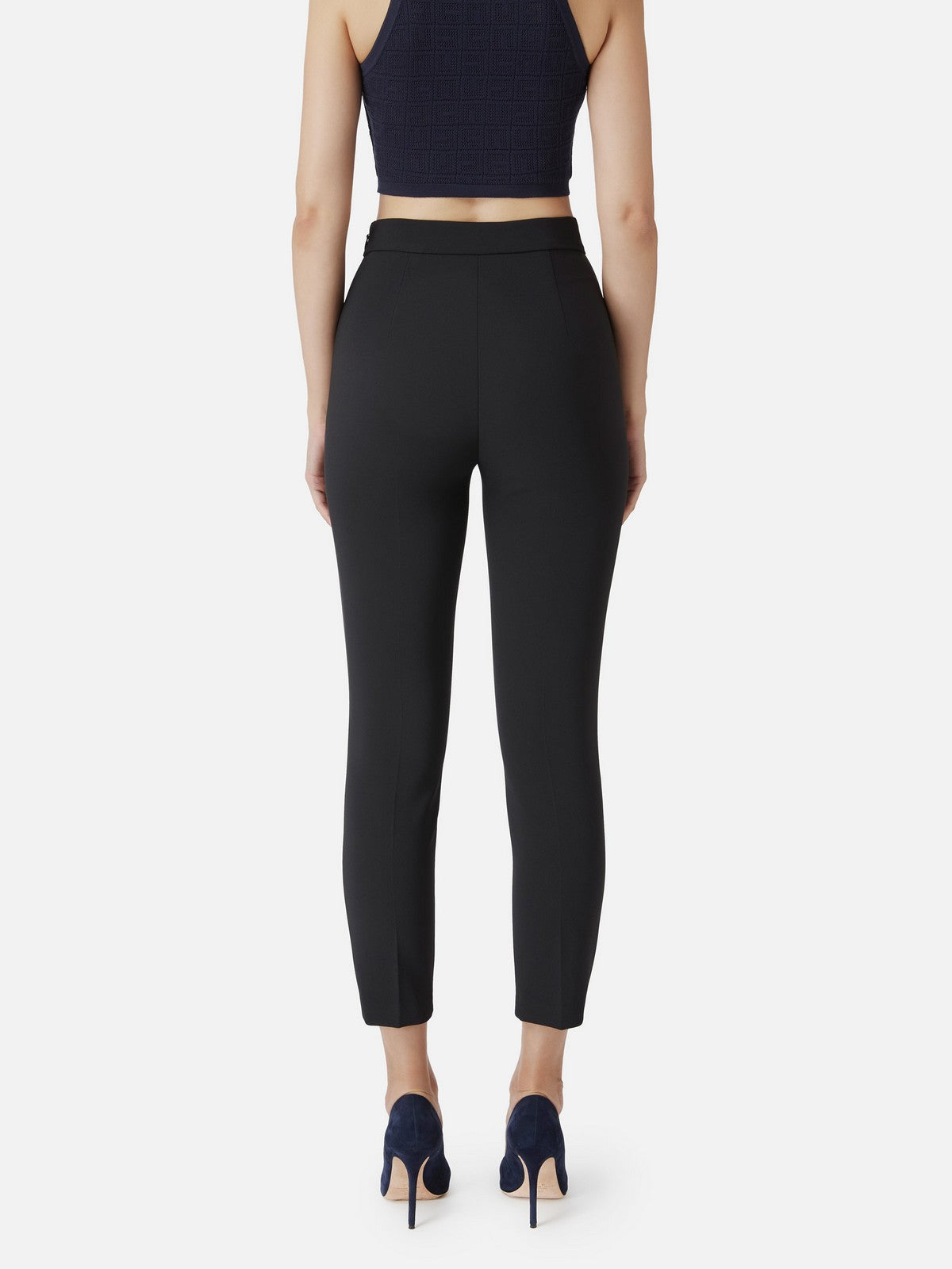 ELISABETTA FRANCHI PA03646E2 110 black trousers