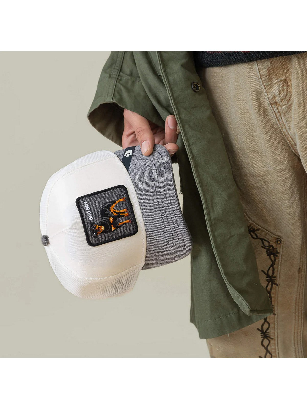 GOORIN BROS Cappello Uomo DENIM BAD BOY 101-2582 DEN GRAY DENIM