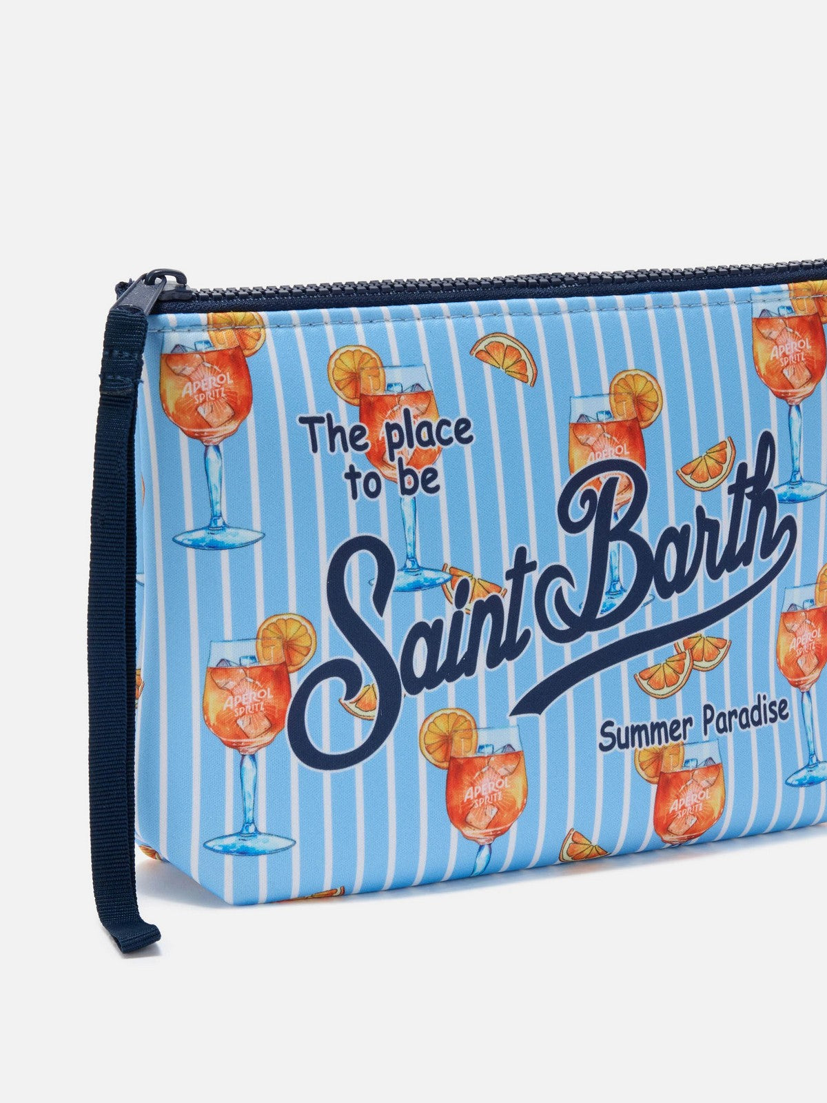 MC2 SAINT BARTH Pochette Unisex adulto  ALINE 08199L HAPPY COCKTAIL DOUBLE STRIPES 31