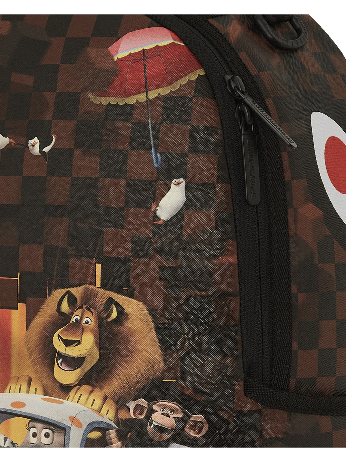 SPRAYGROUND Zaino Uomo MADAGASCAR CHECKER SMASH DLXSV BACKPACK 910B7681NSZ Nero