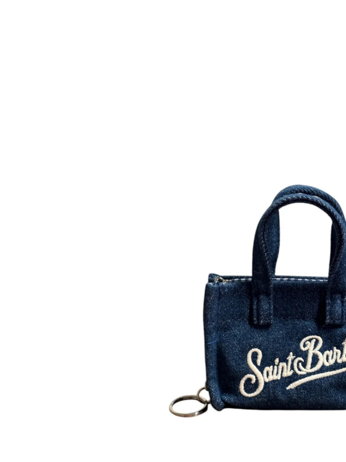 MC2 SAINT BARTH Portachiavi Donna  KEY BAG DENIM 00436L DENIM EMB