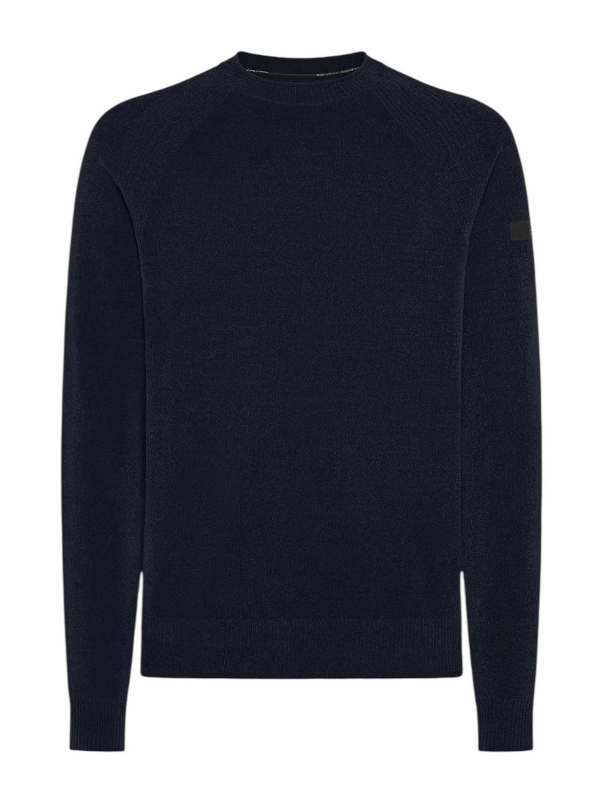 RRD Maglione Uomo VELVET ROUND KNIT W25132 60 60 BLUE BLACK