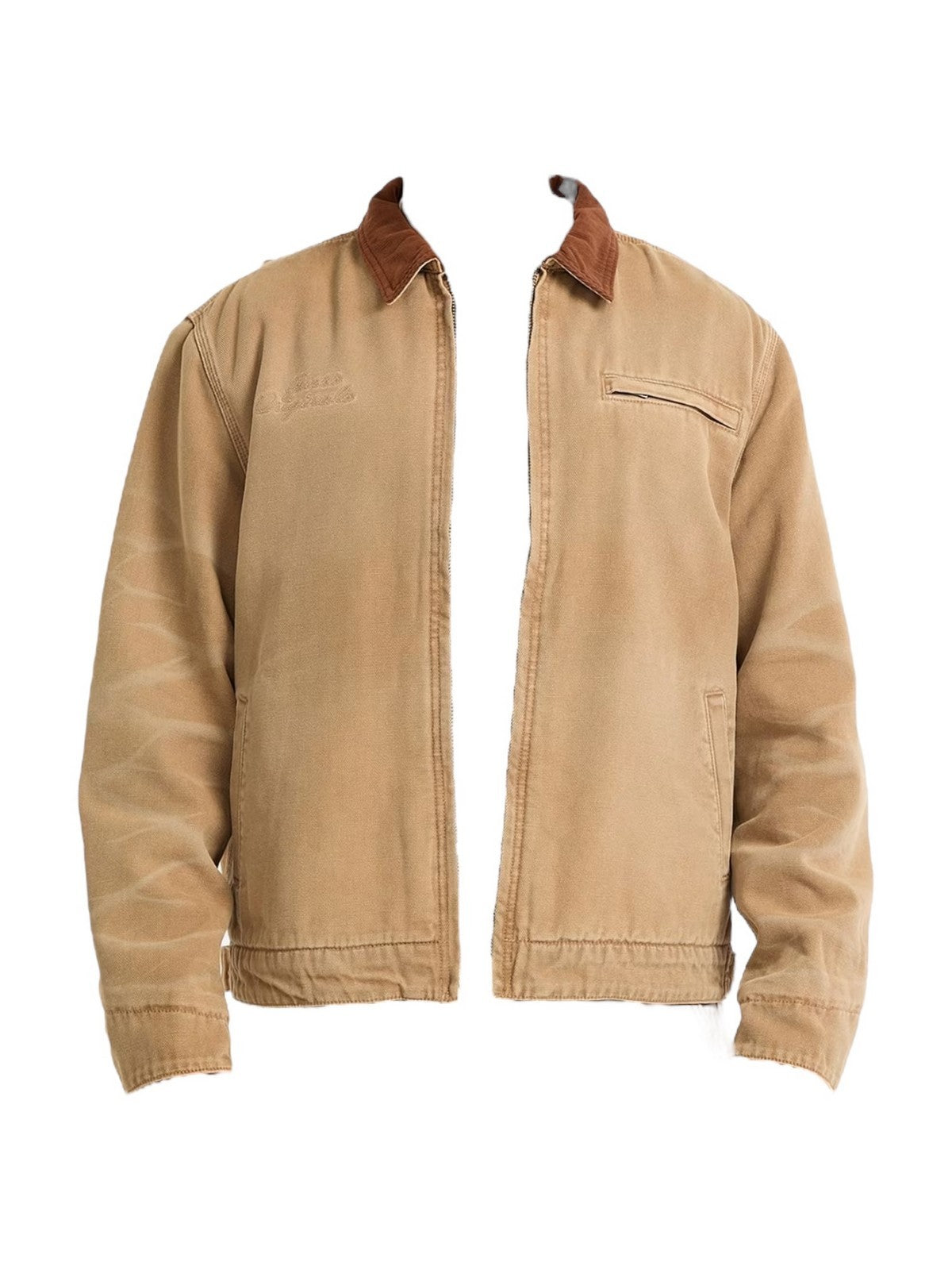 GUESS Giubbino Uomo GO WORK DETAIL JACKET M5BN61 WG163 G1K9 HERB TAN