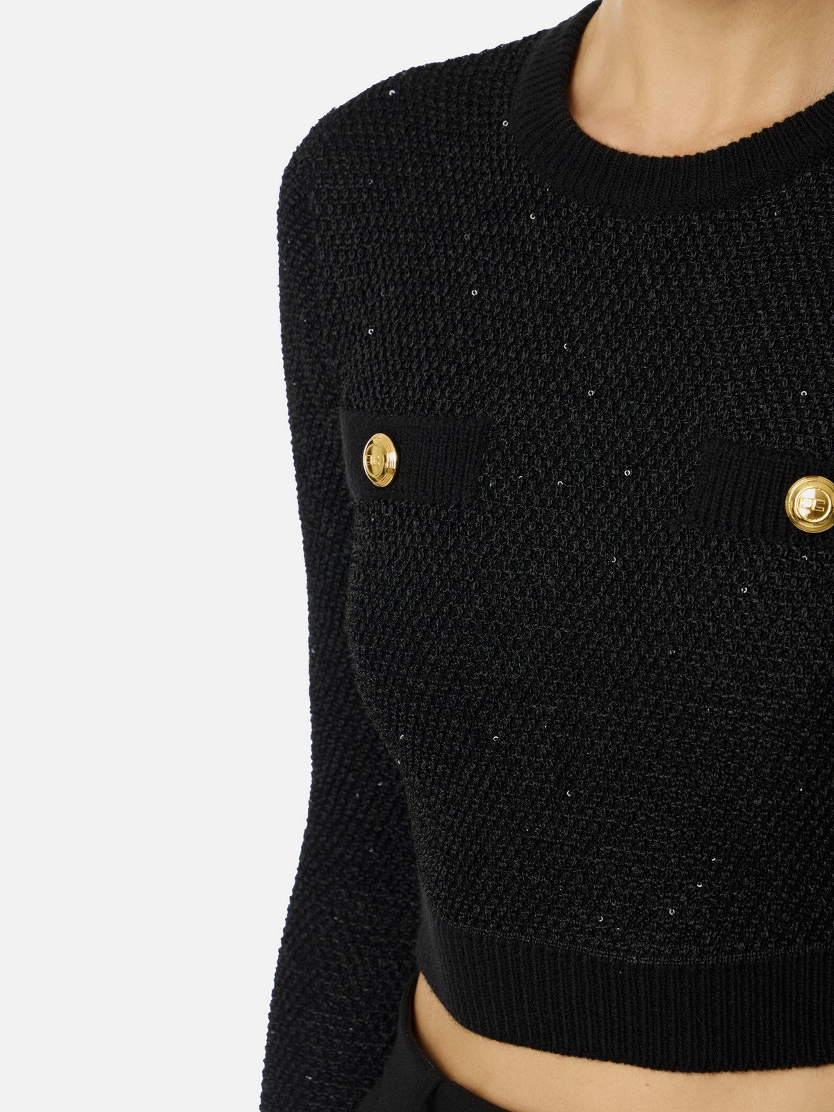 ELISABETTA FRANCHI Maglia Donna  MK56T57E2 110 Nero