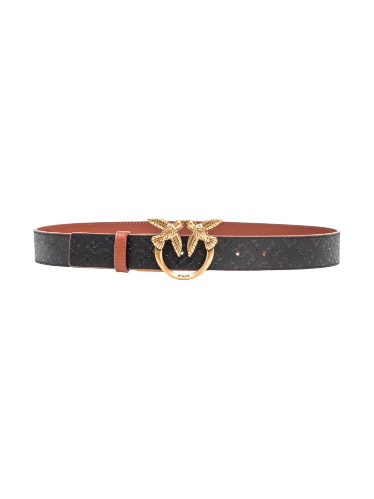 Pinko Woman Belt Love Berry H3 Belt Vit.tea MO 100125-A1Z6 LZ9Q Black