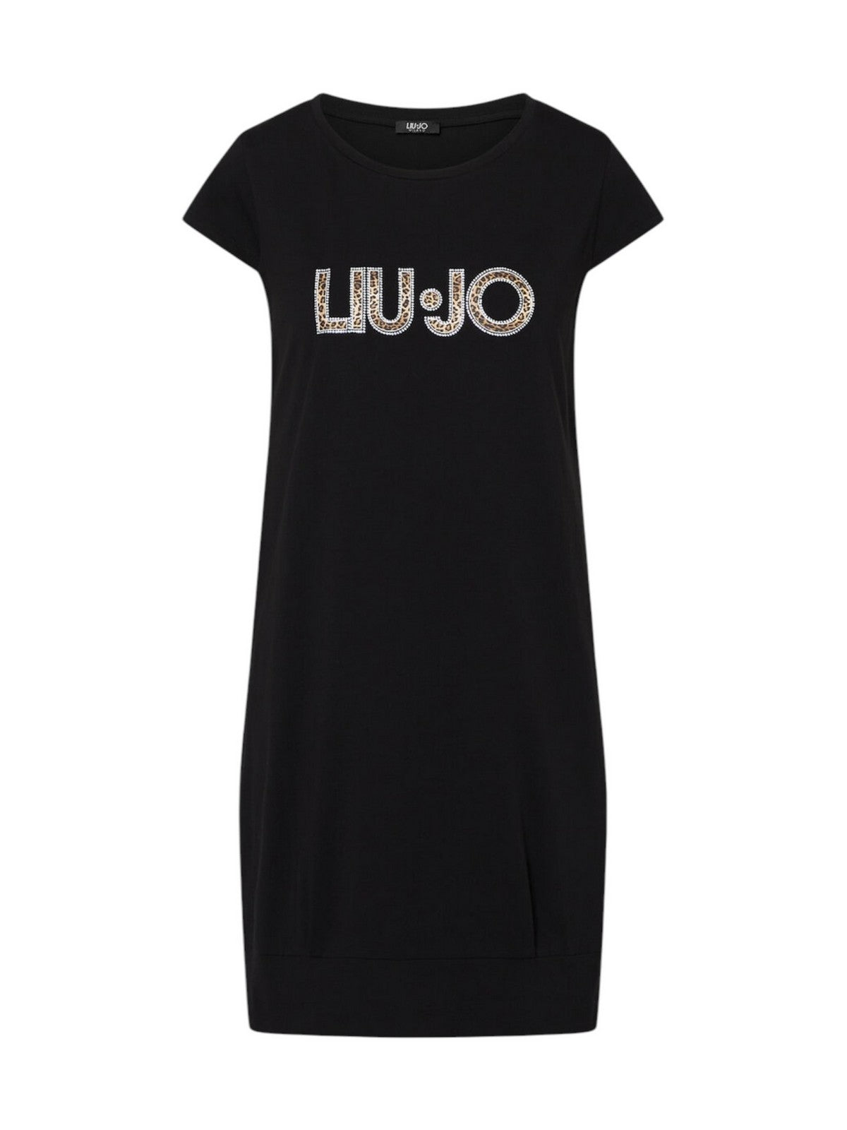 LIU JO BEACHWEAR Abito Donna  VA6212JS003 Y9908 Nero/animalier