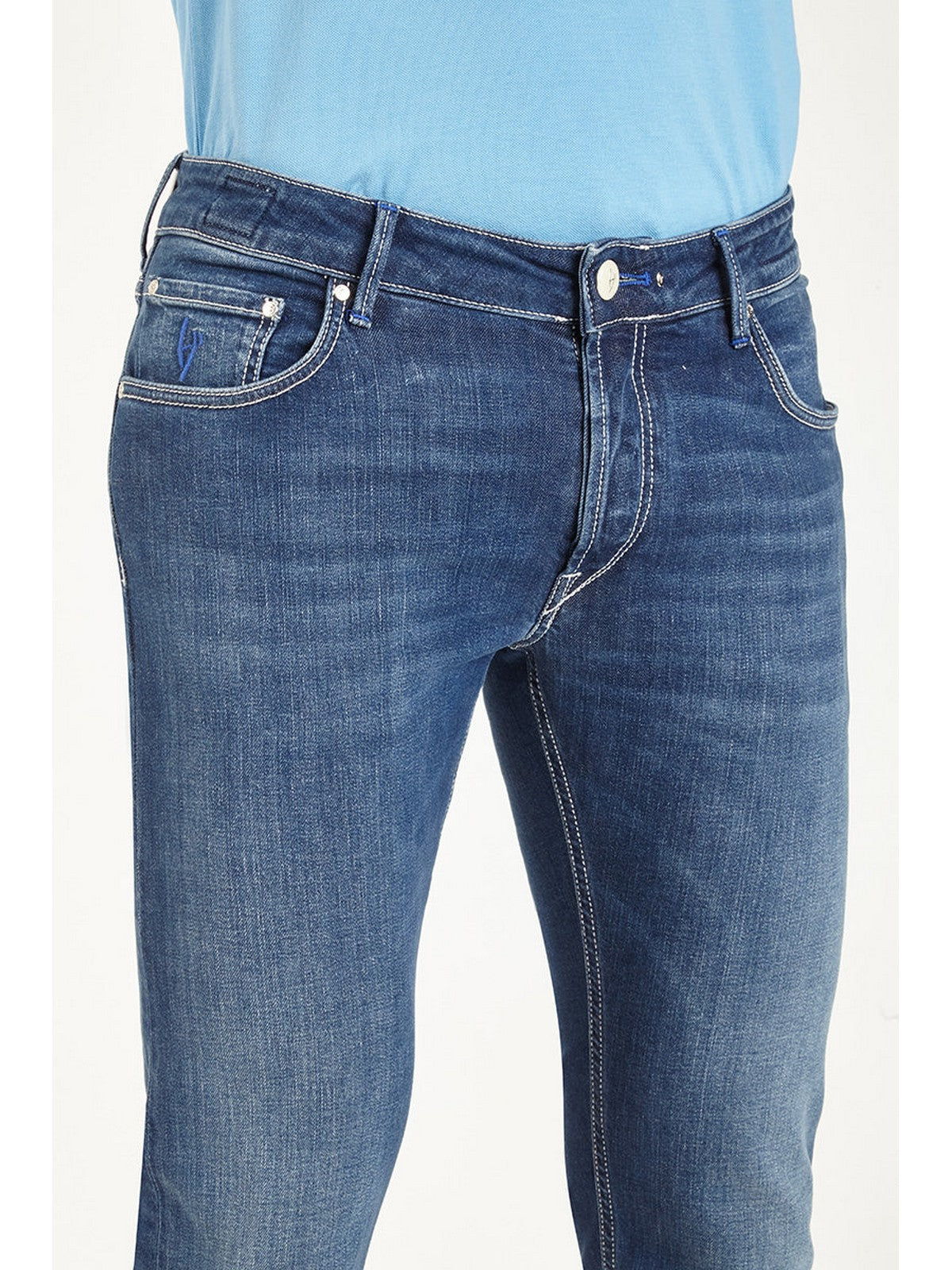 HANDPICKED Jeans Uomo  ORVIETO 03140W2 002 Blu