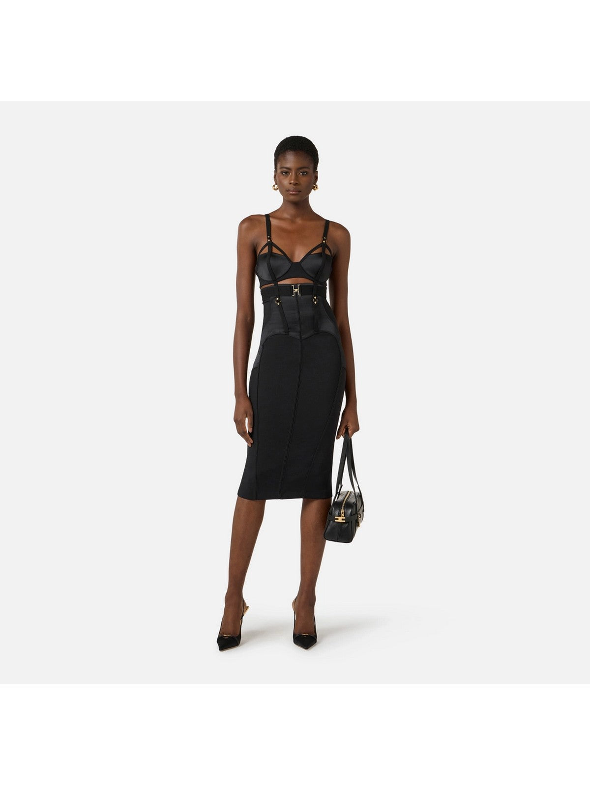 ELISABETTA FRANCHI Abito Donna  AB88162E2 110 Nero