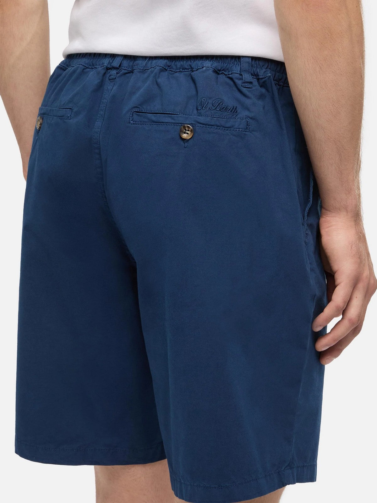 MC2 SAINT BARTH Bermuda Uomo  ISCHIA 03777H COTTON 61 BLUE NAVY gioboutiqueweb