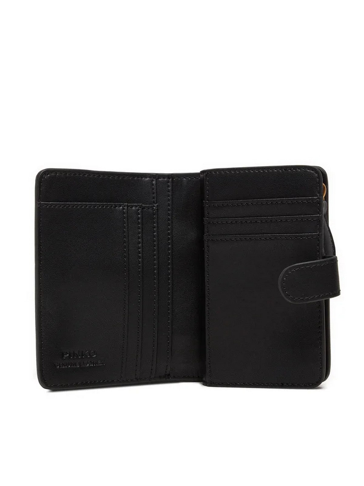 Billetera de bolsillos múltiples de Pinko Women's Vitello S 103761-A0F1 Z99Q Nero Wallets Wallets