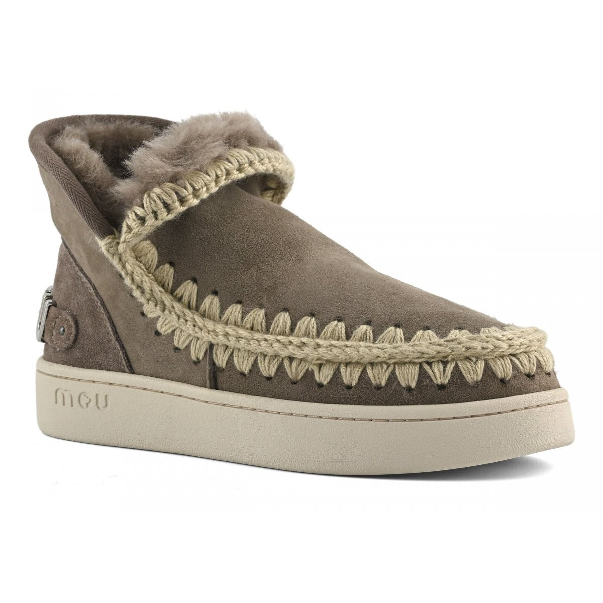 MOU Stivali e Stivaletti Donna New eskimo sneaker suede - let MU.FW741001A ELGRY Elephant Grey