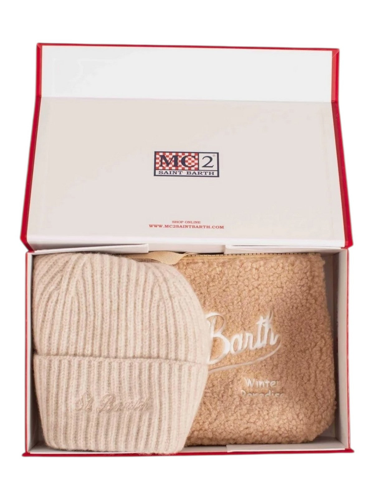 MC2 SAINT BARTH Pochette Donna  CHRISTMAS BOX 03771I TEDDY 11 EMB